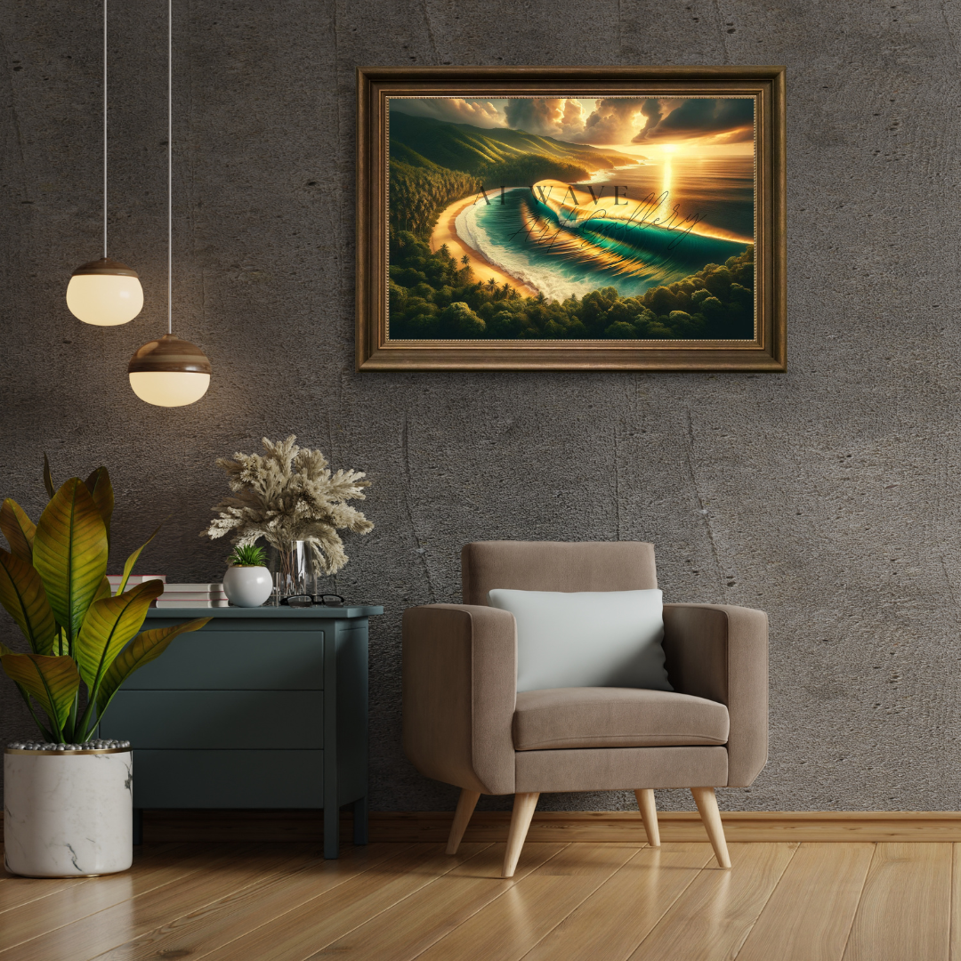 Sand, Swell and Sunrise Print