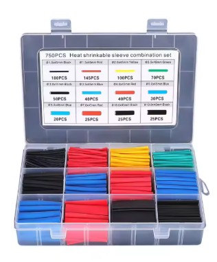 Set de Tubos Termorretráctiles 750 Piezas