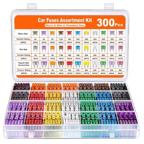 Kit surtido de fusibles de coche 300 piezas