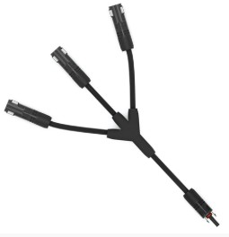 Cable conector solar 3 en 1 MC4