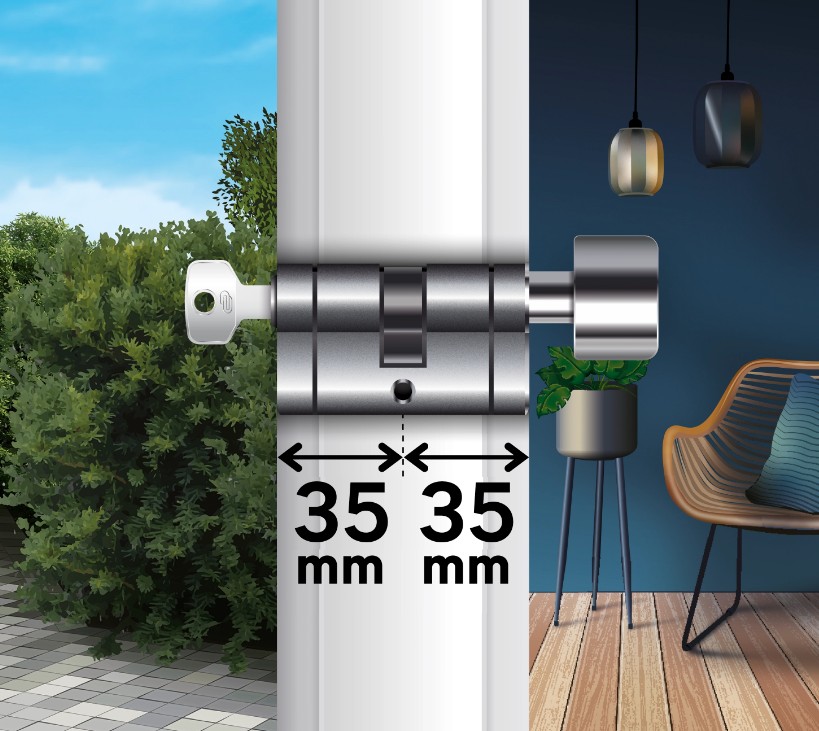 Cilindro de seguridad antibumping