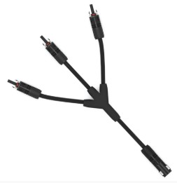 Cable conector solar 3 en 1 MC4