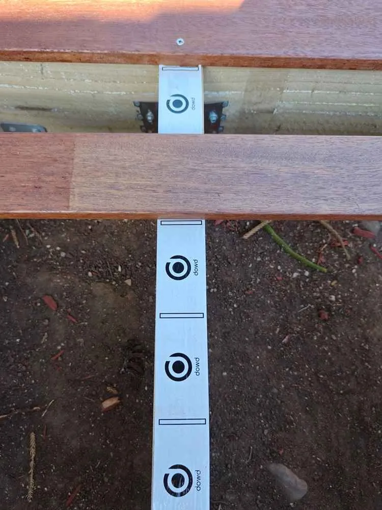 Dowd Deck Board Spacing Guide Tape