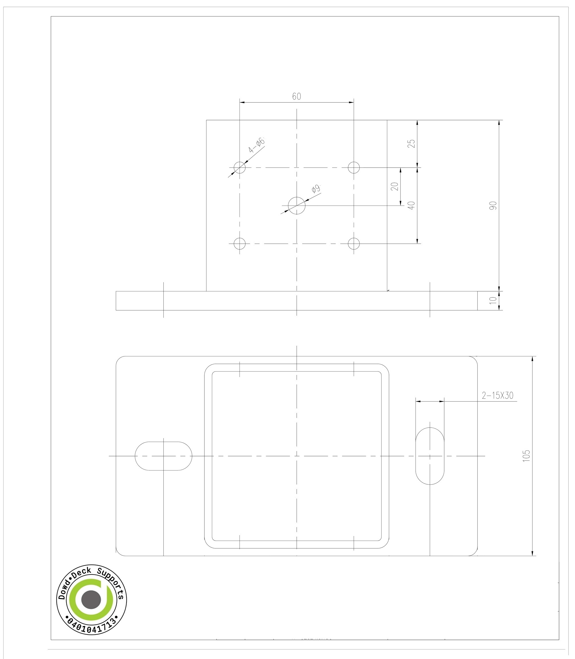 Dowd House Stump Base Plate