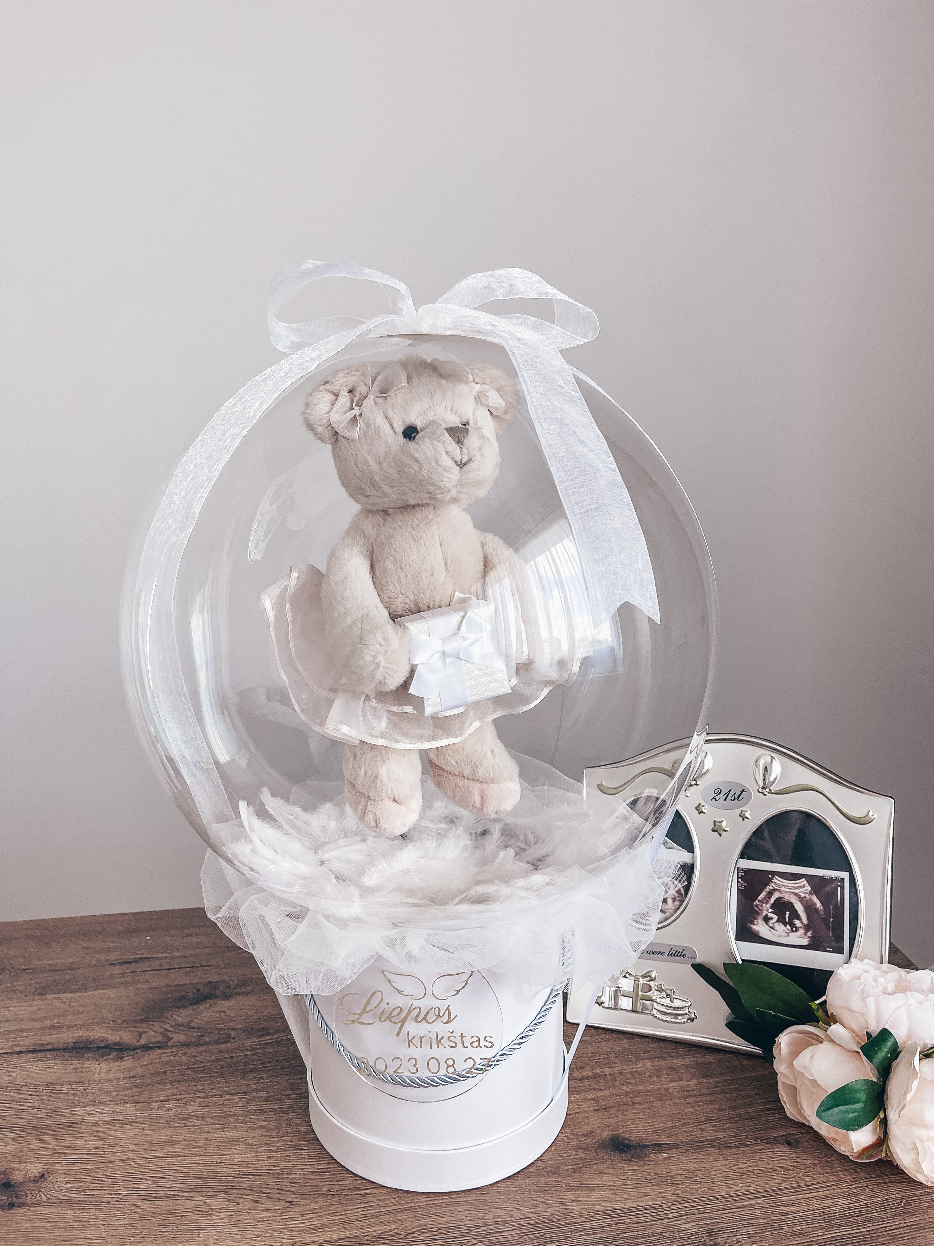 Dovana "Meškutė balerina su papuošalų dėžute"