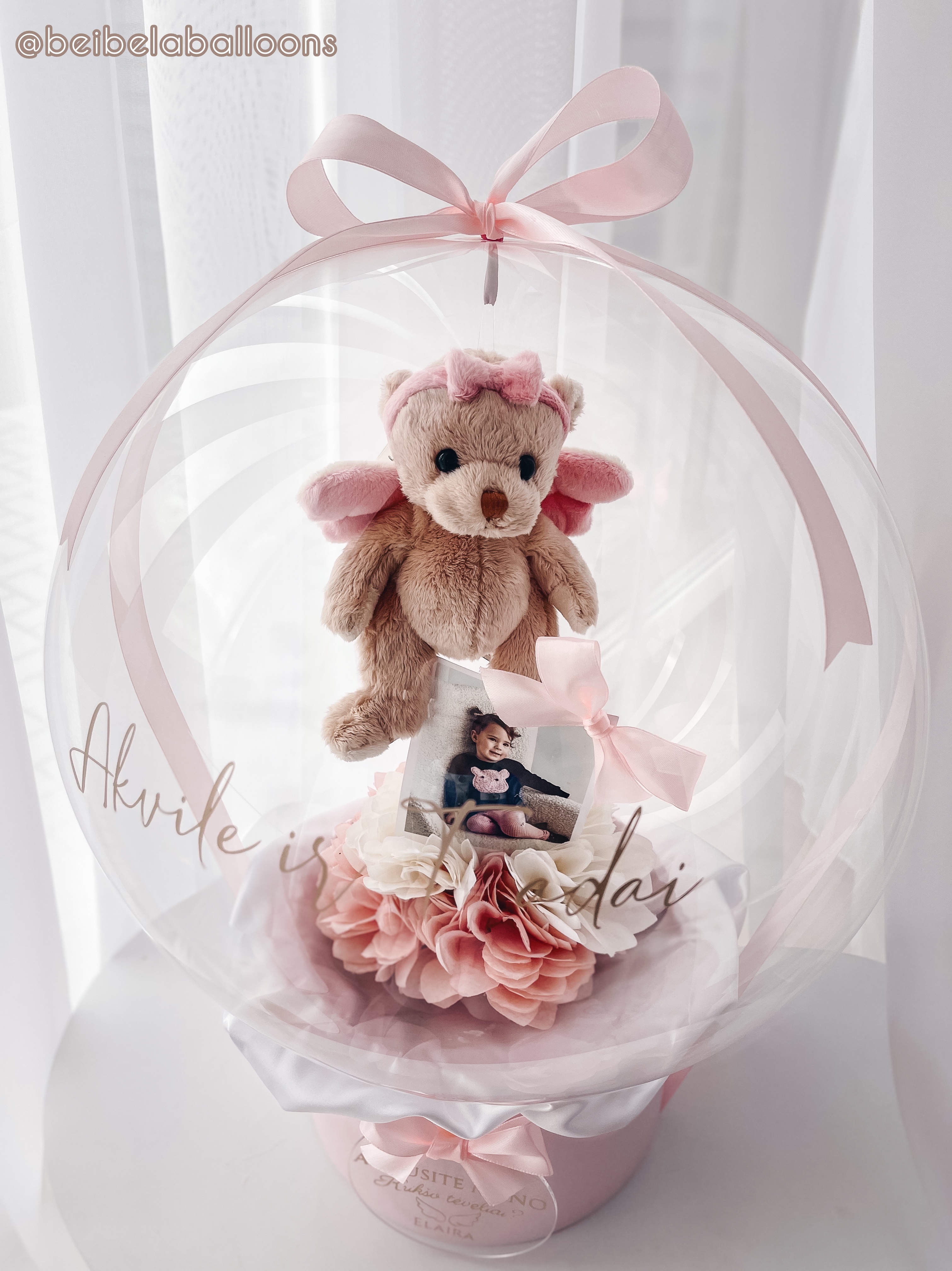 Dovana "Krikštatėviai rožinė"