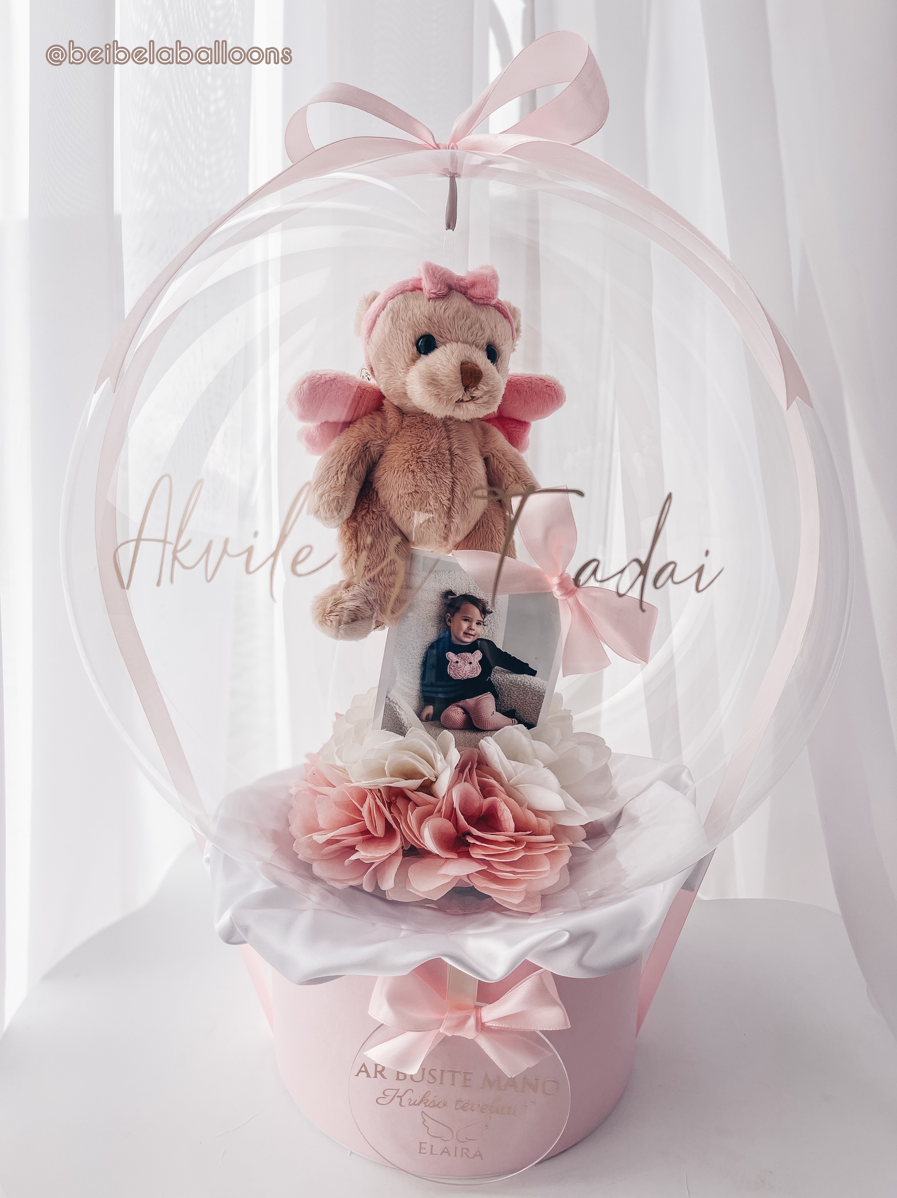 Dovana "Krikštatėviai rožinė"