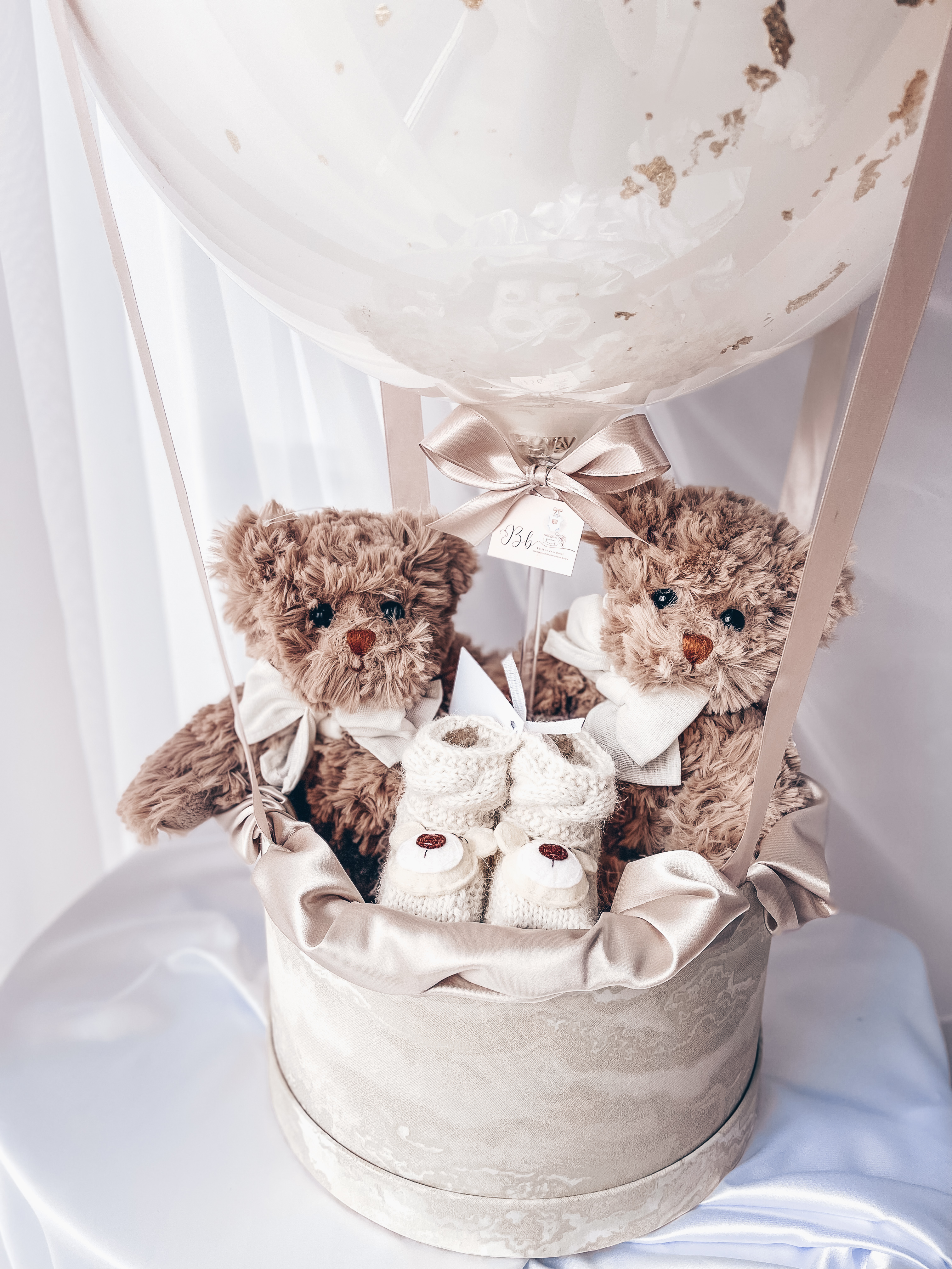 Dovana "Oro balionas dvynukams su tapukais"