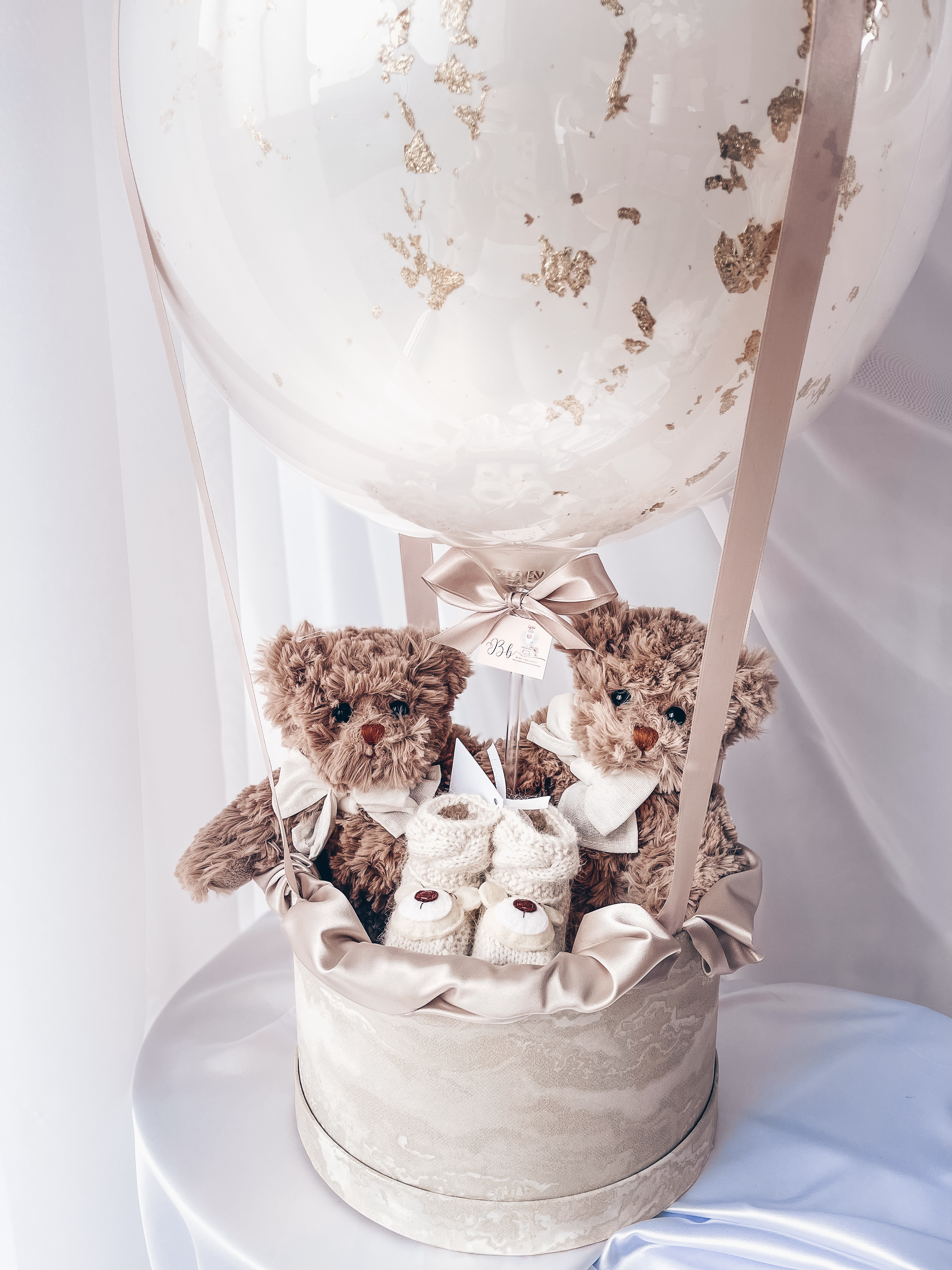 Dovana "Oro balionas dvynukams su tapukais"