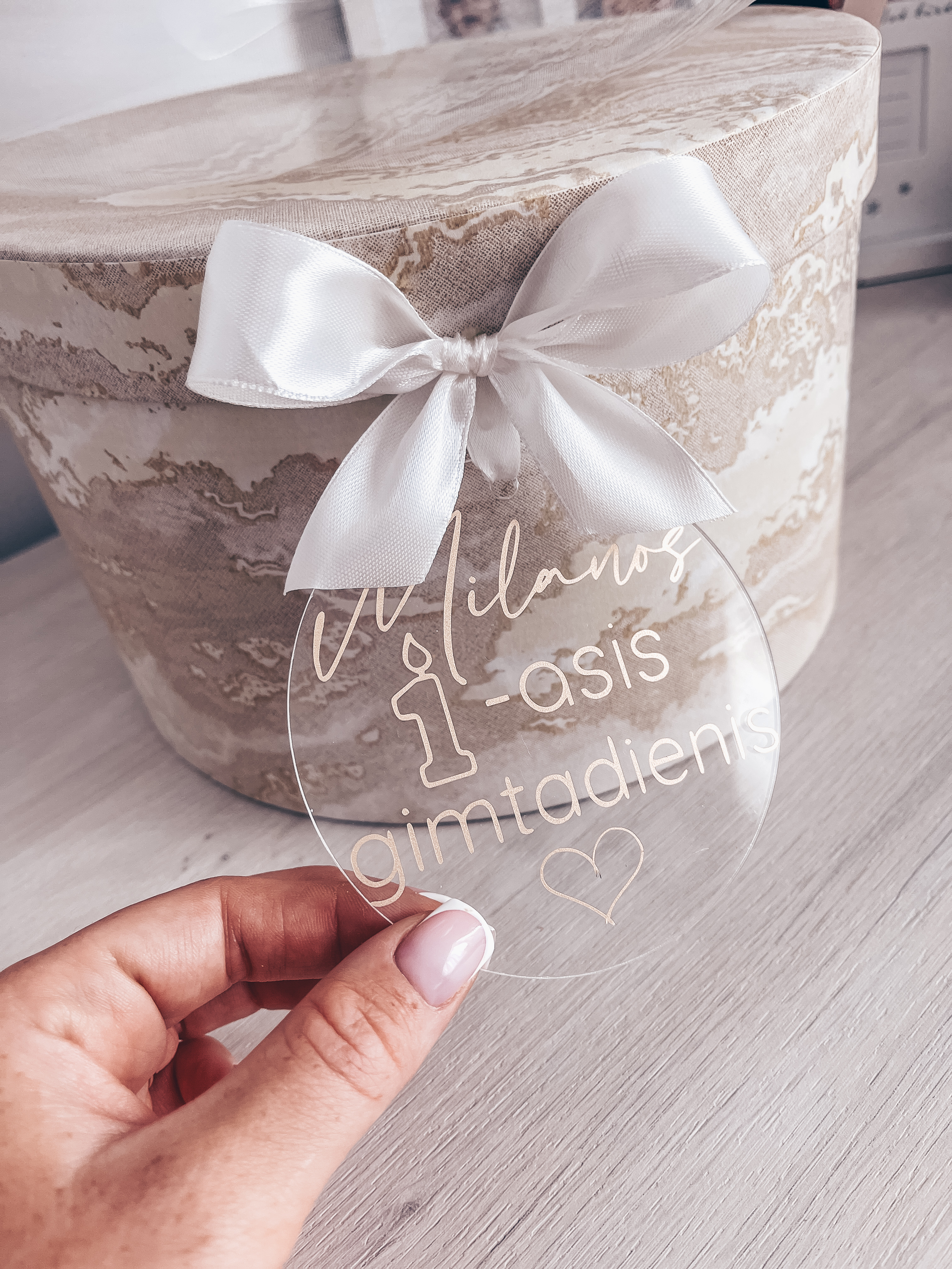 Dovana "My First Teddy su nuotrauka"