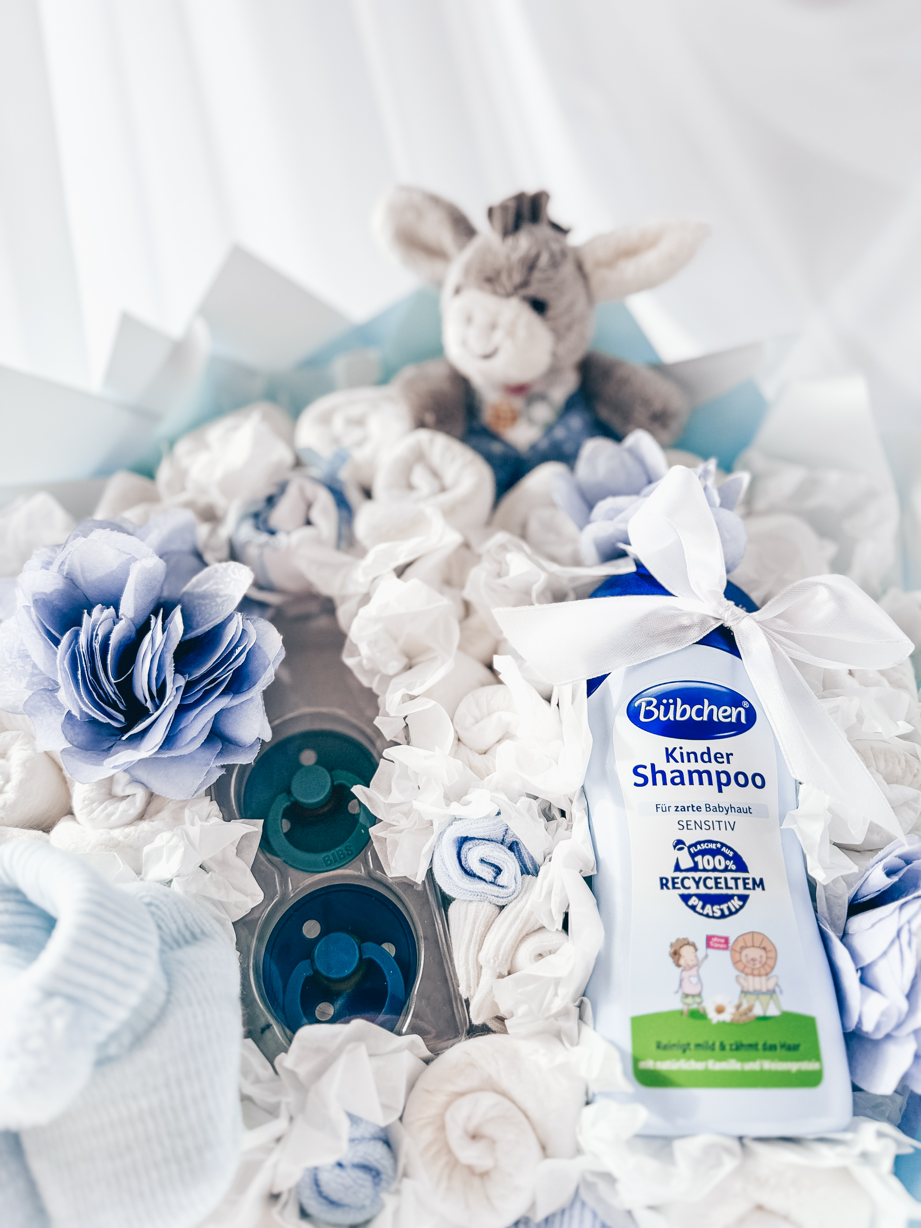 Dovana "Žydra sauskelnių puokštė"