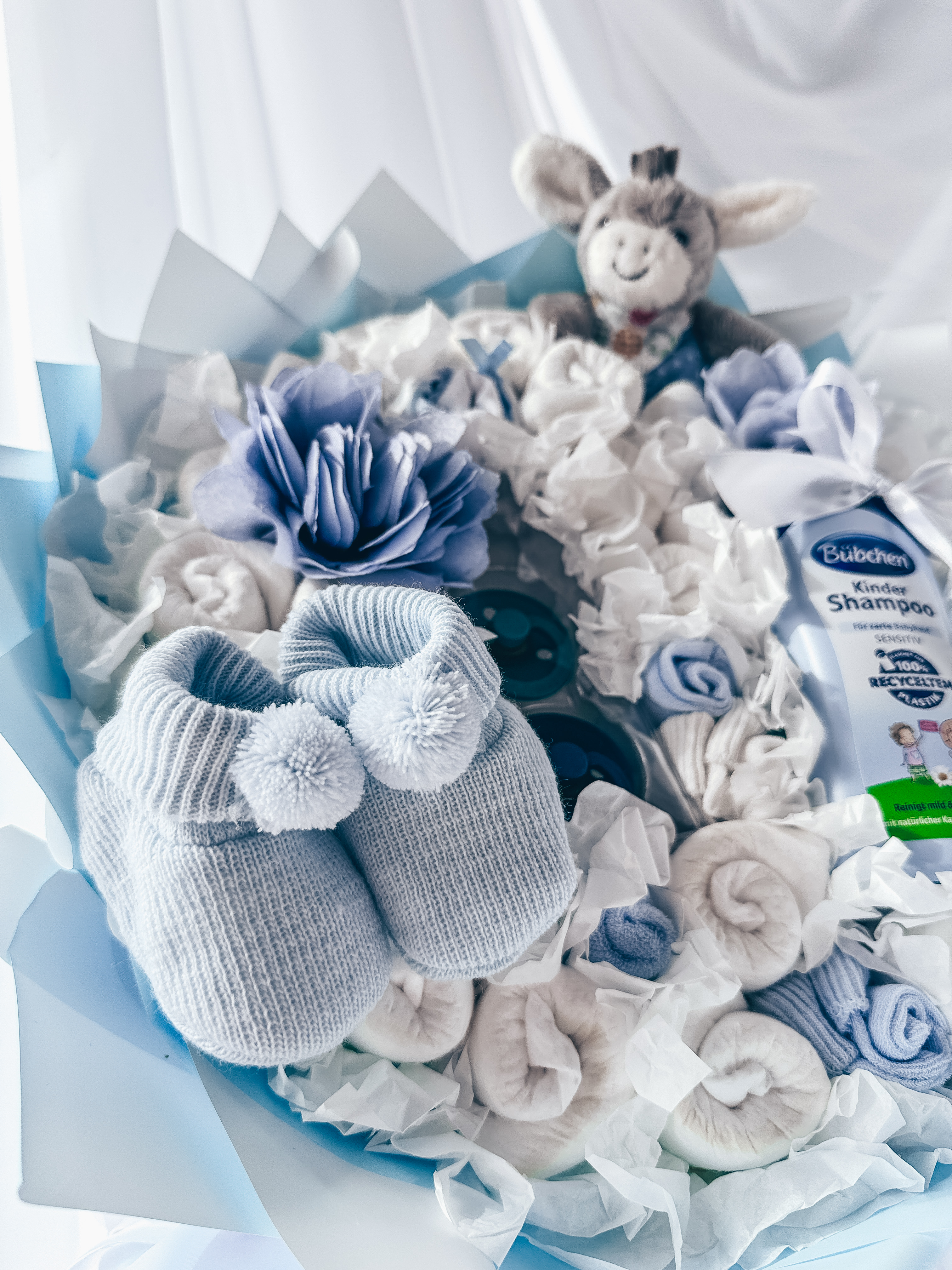 Dovana "Žydra sauskelnių puokštė"