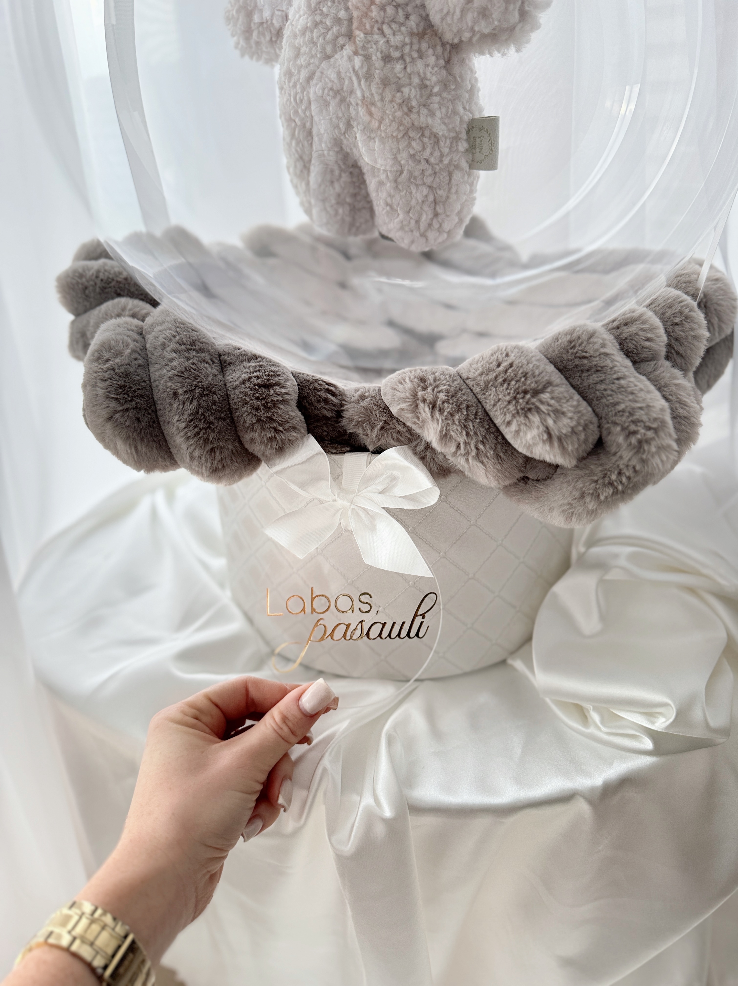 Dovana "Čiūčia pilkas komplektas"