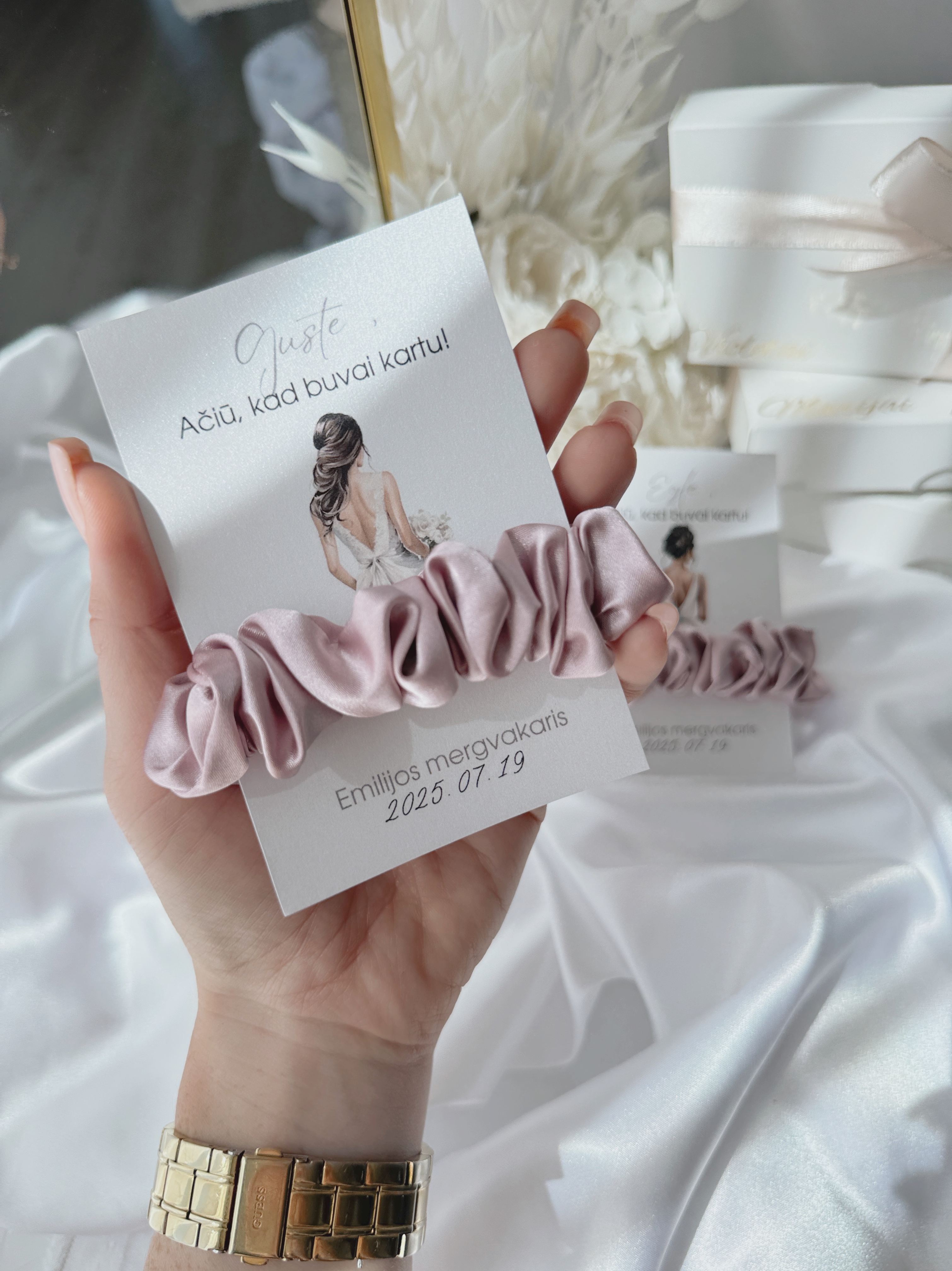 Dovana "Padėka mergvakario dalyvėms"