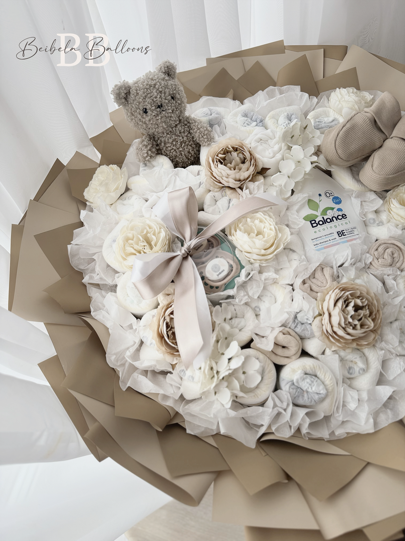 Dovana "Maxi sauskelnių puokštė"