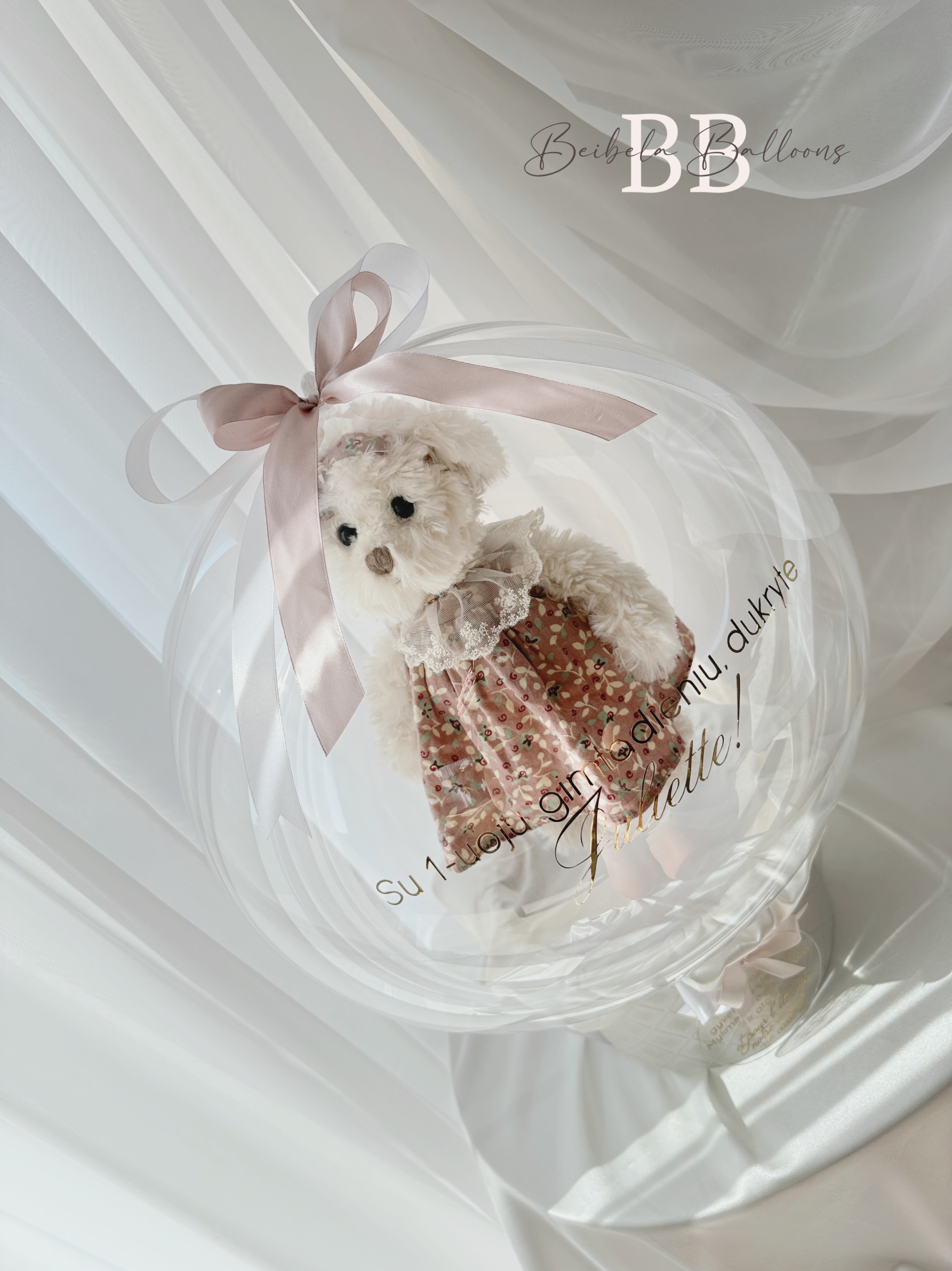 Dovana "Gėlėtoji meškutė"