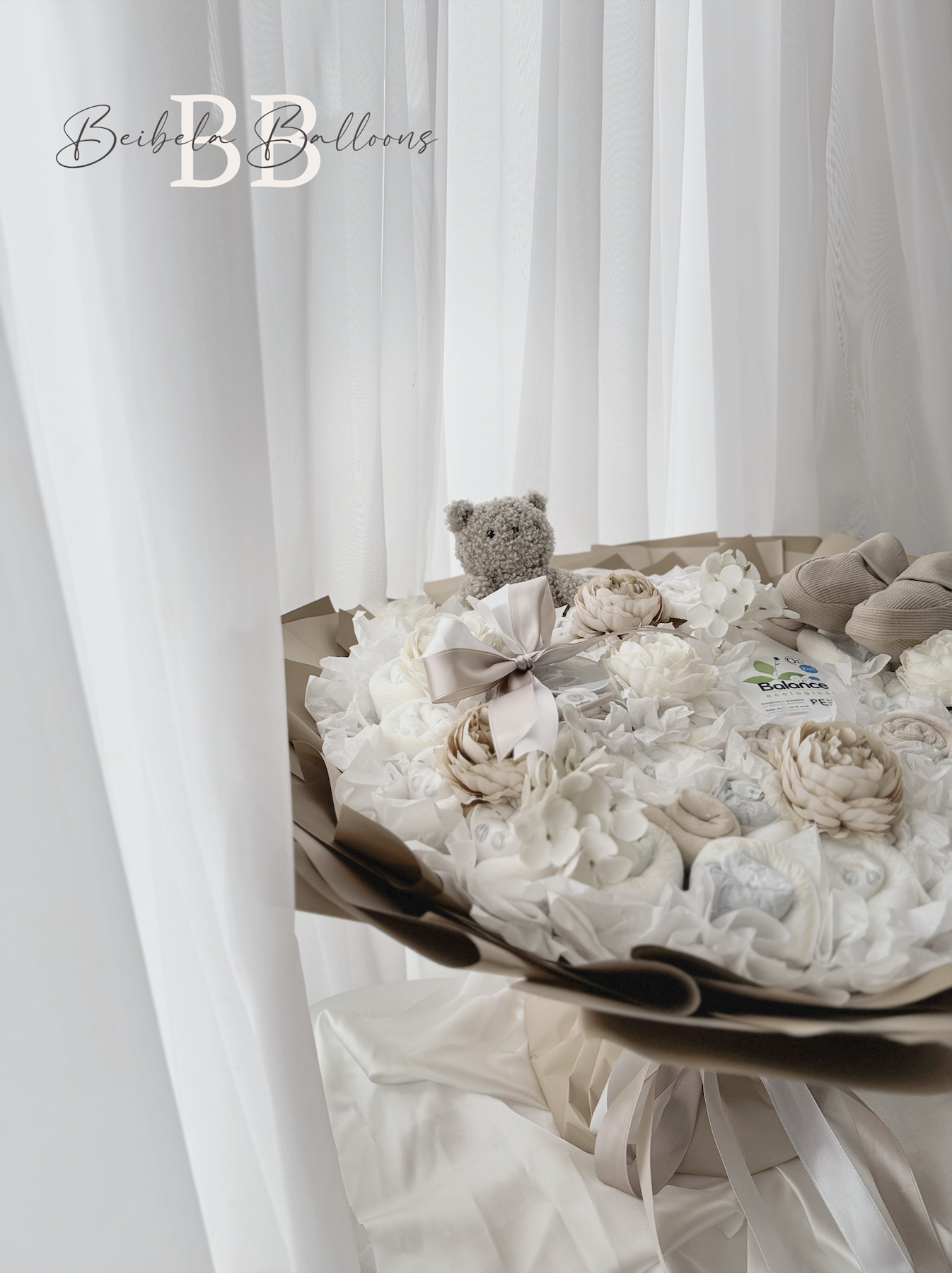 Dovana "Maxi sauskelnių puokštė"