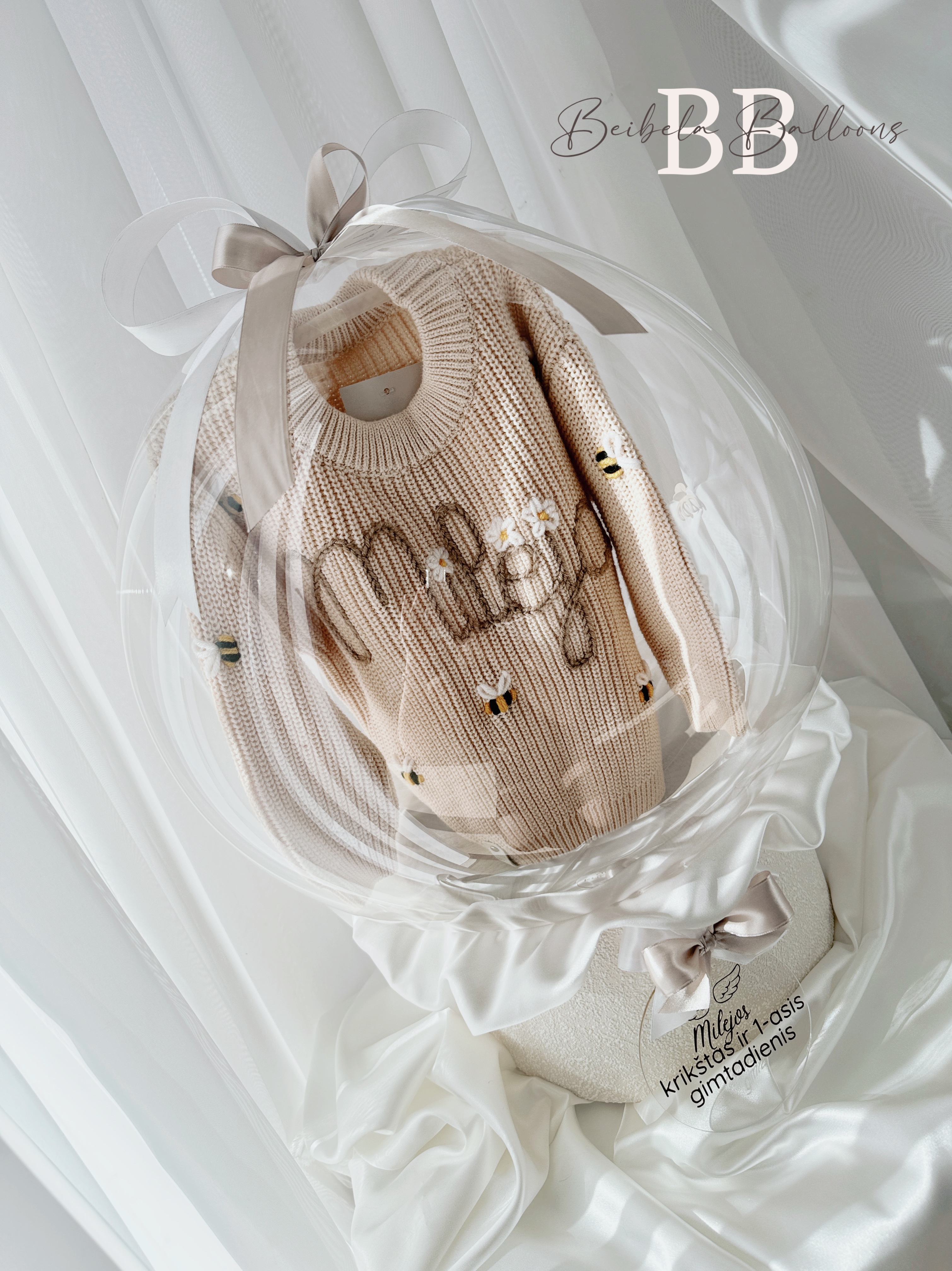 Dovana "Personalizuotas megztukas su vardu "