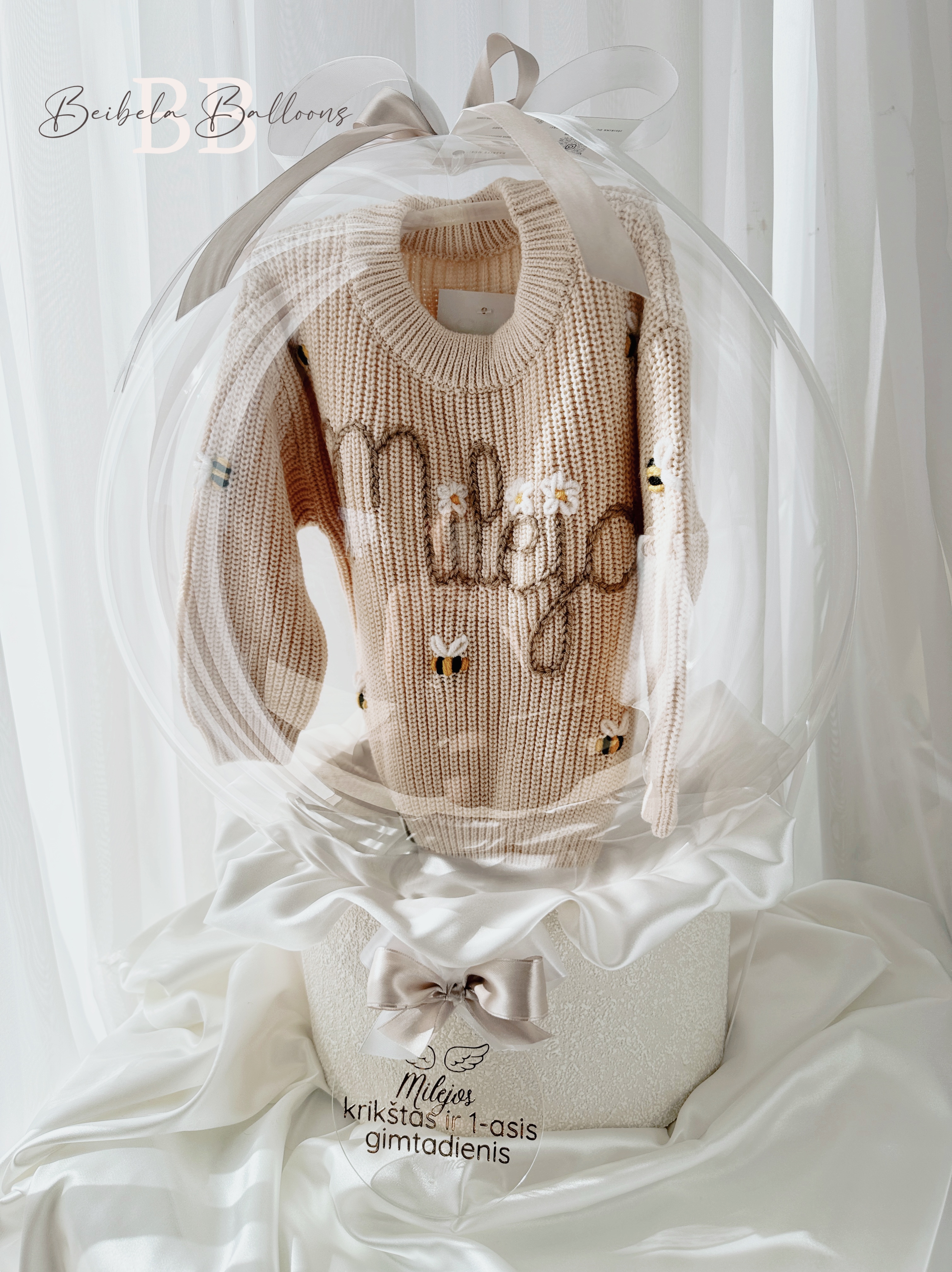 Dovana "Personalizuotas megztukas su vardu "