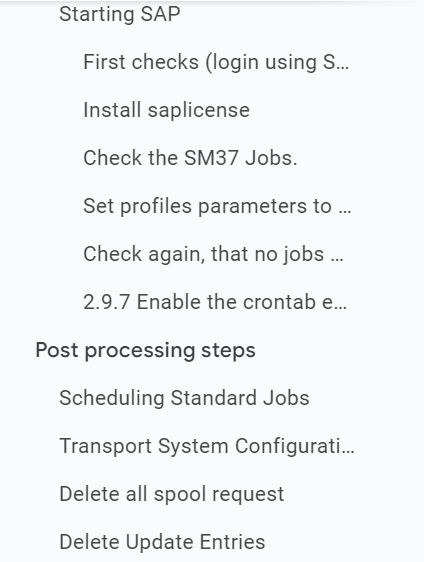 SAP System Refresh ORACLE DB