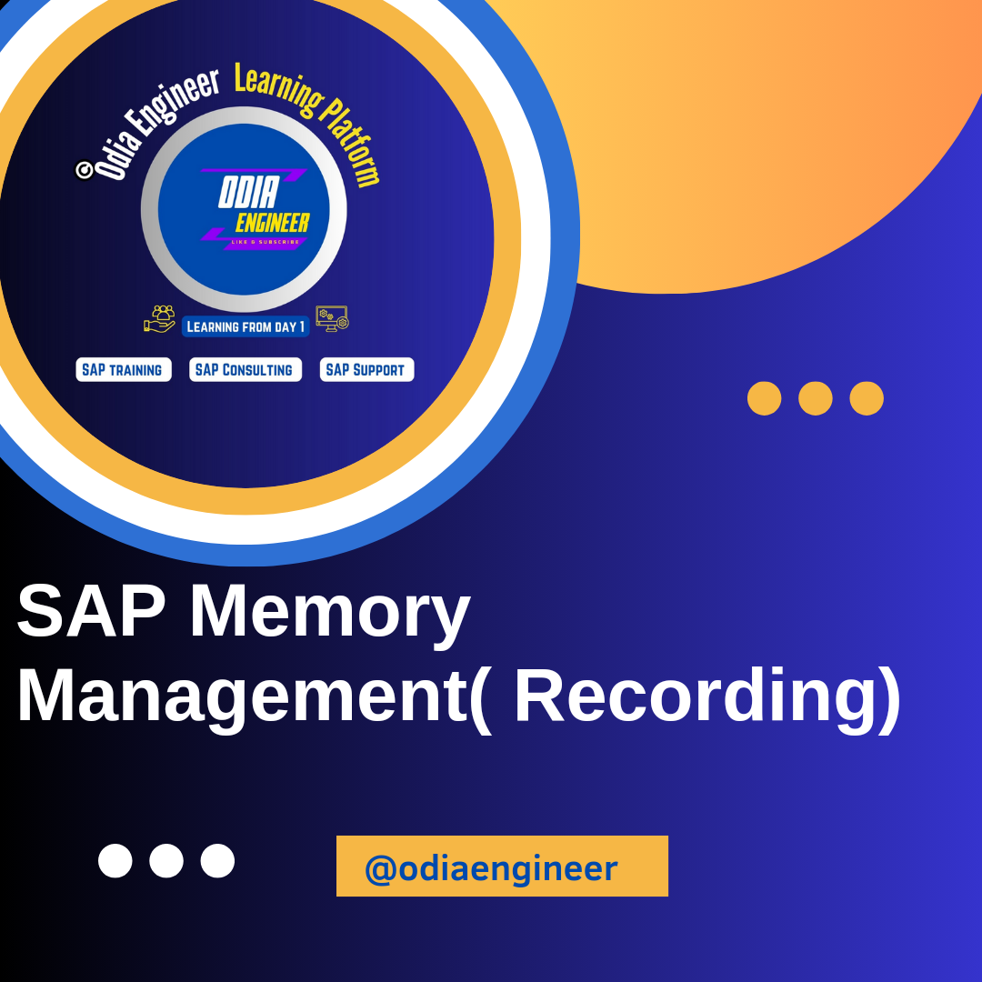 SAP Memory Management (Memory calculation and Tuning)