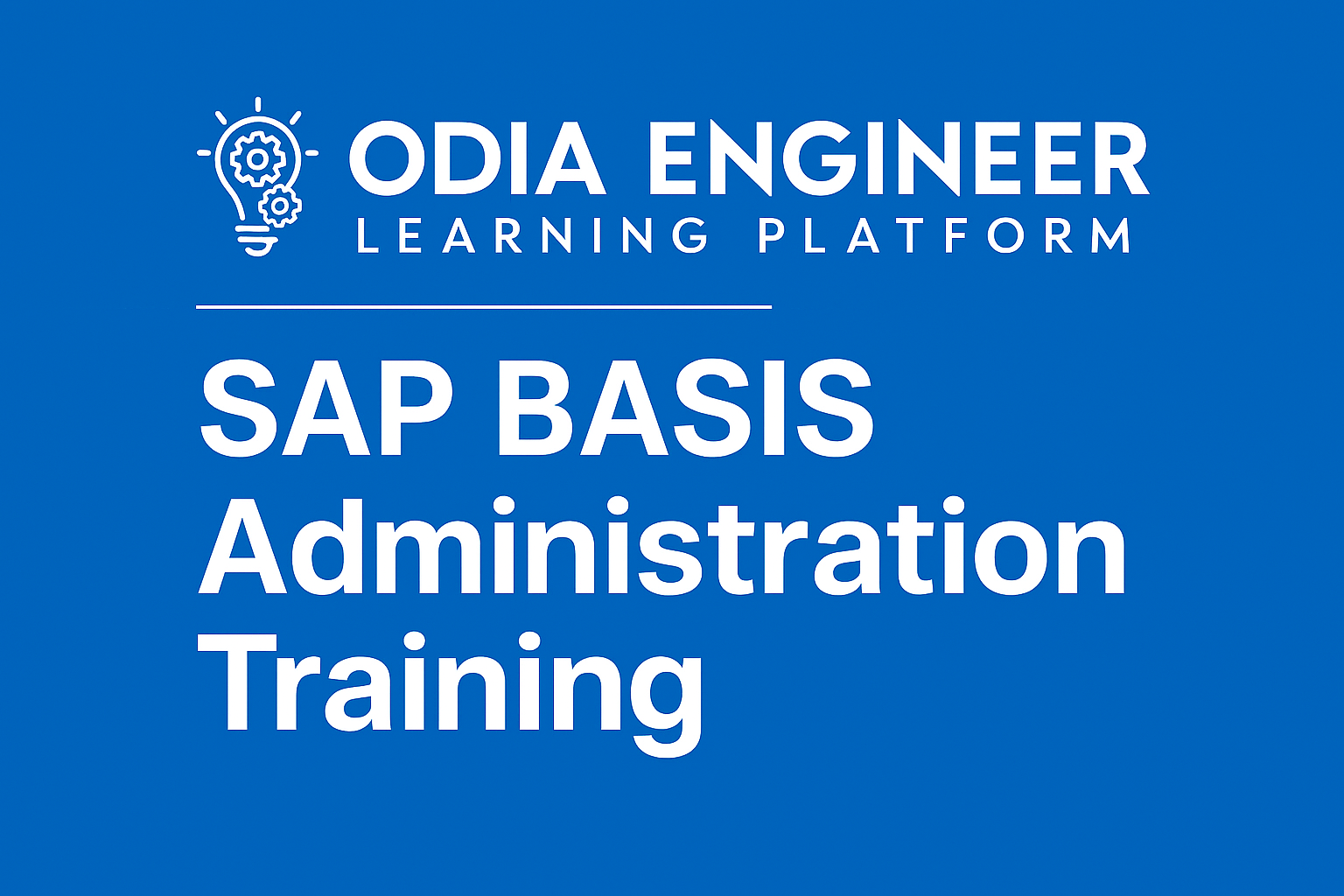 SAP BASIS Administration Training