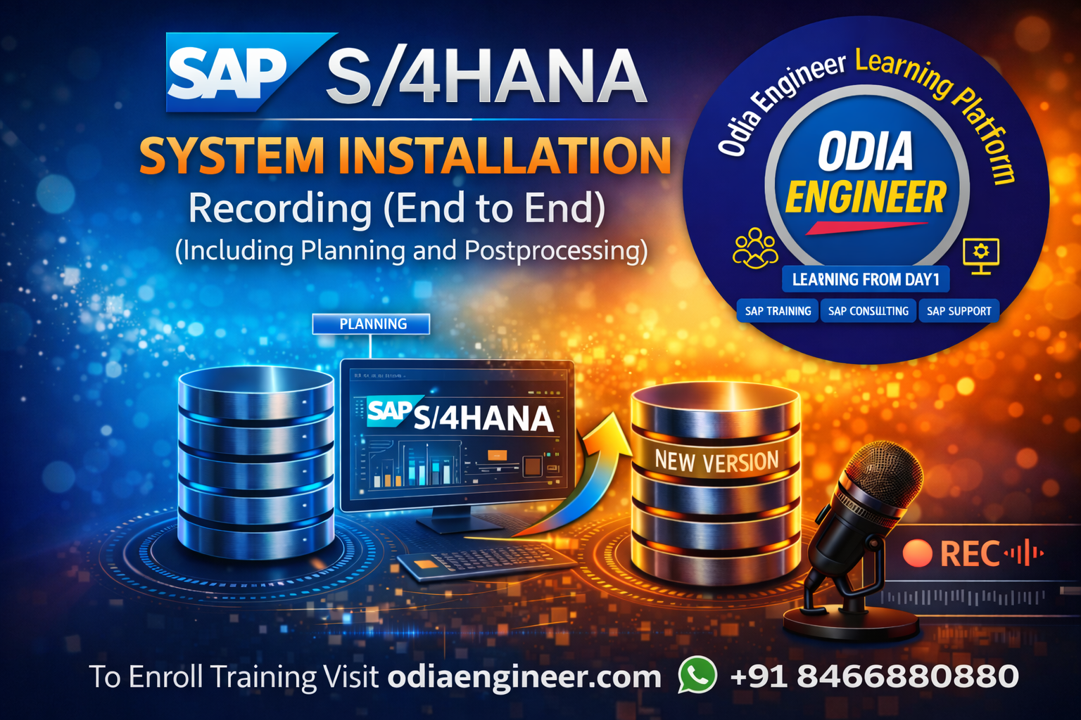 SAP S4HANA System Installation Recording (End to End ) including Planning and Postprocessing