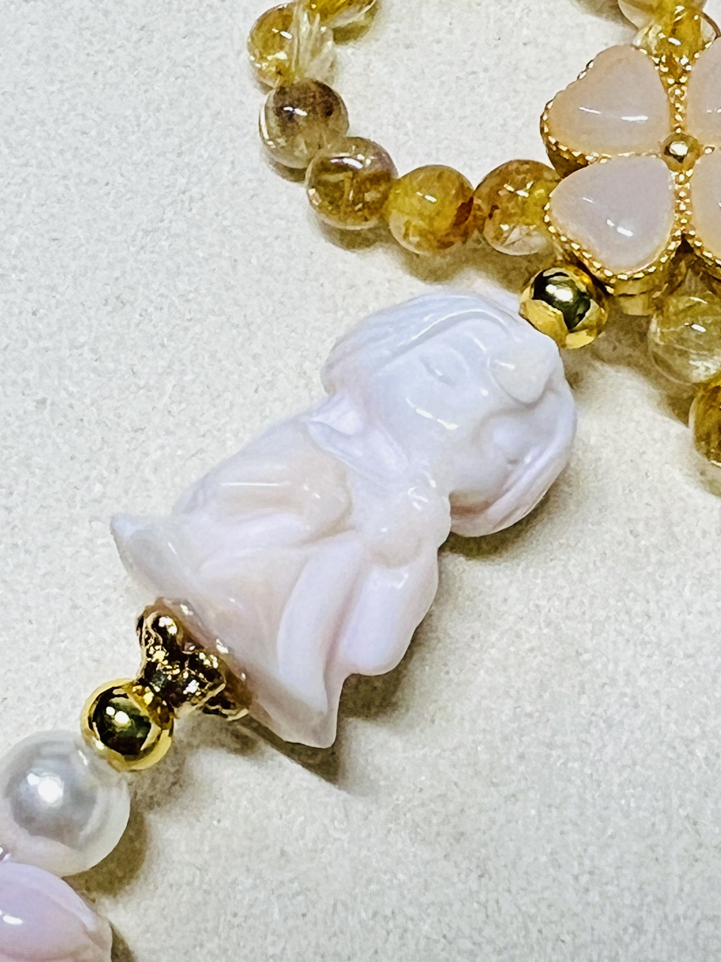 "Ancient Beauties" with Gold Rutilated Quartz