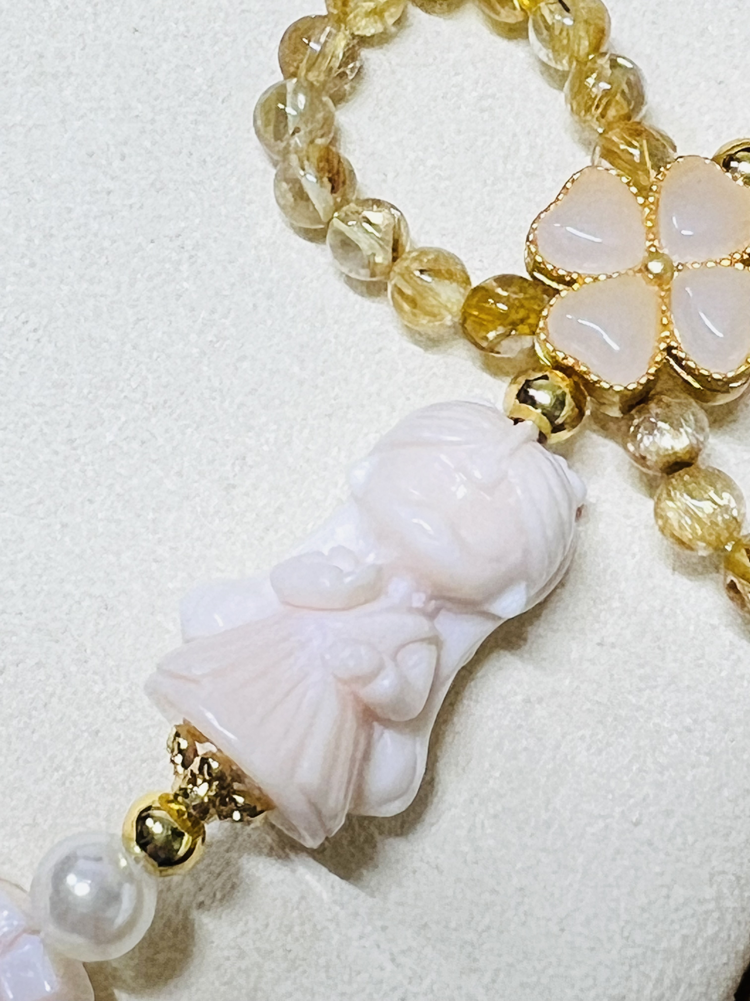 "Ancient Beauties" with Gold Rutilated Quartz