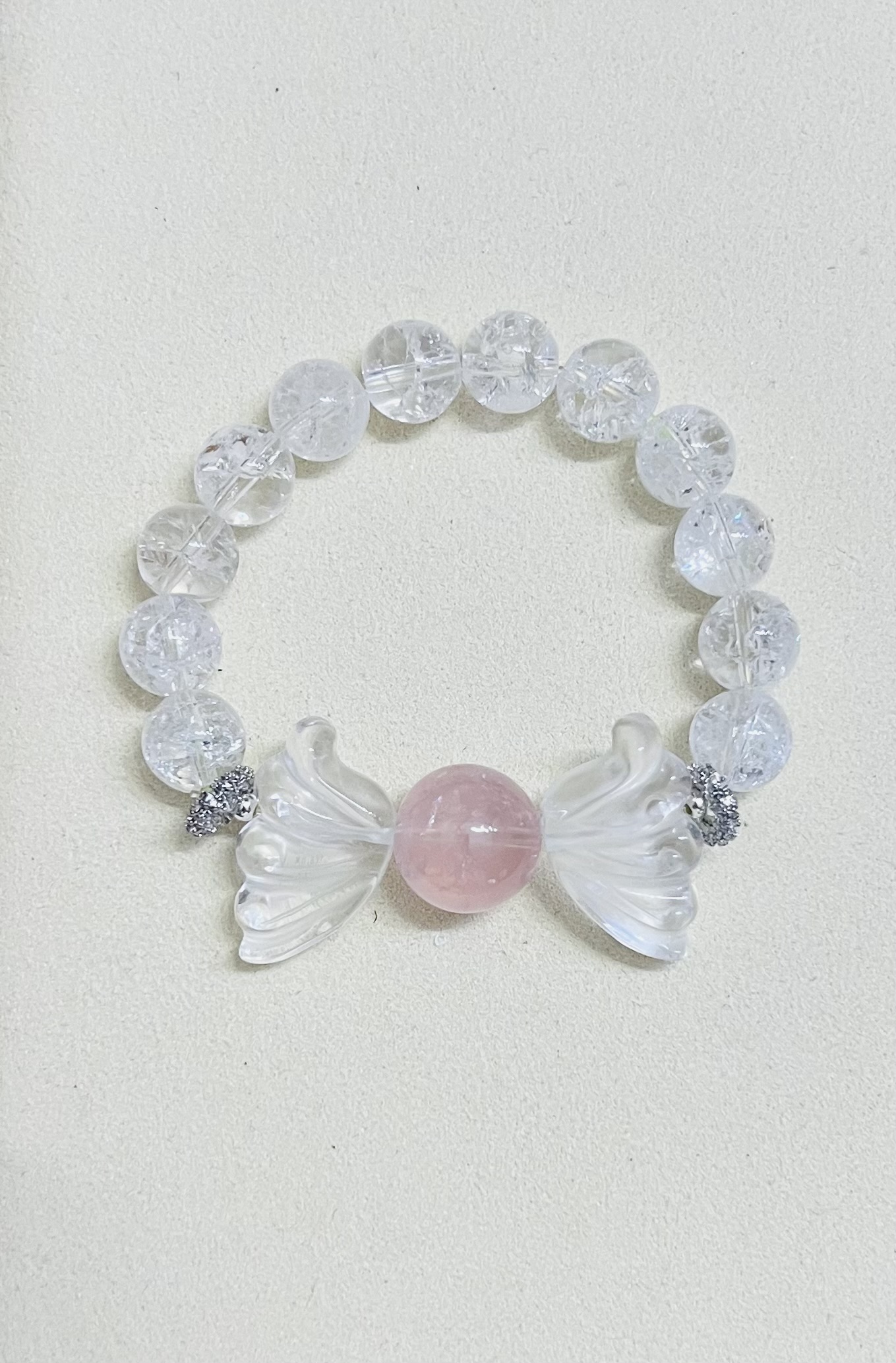 Enchanted Aura Bracelet - Rose Quartz