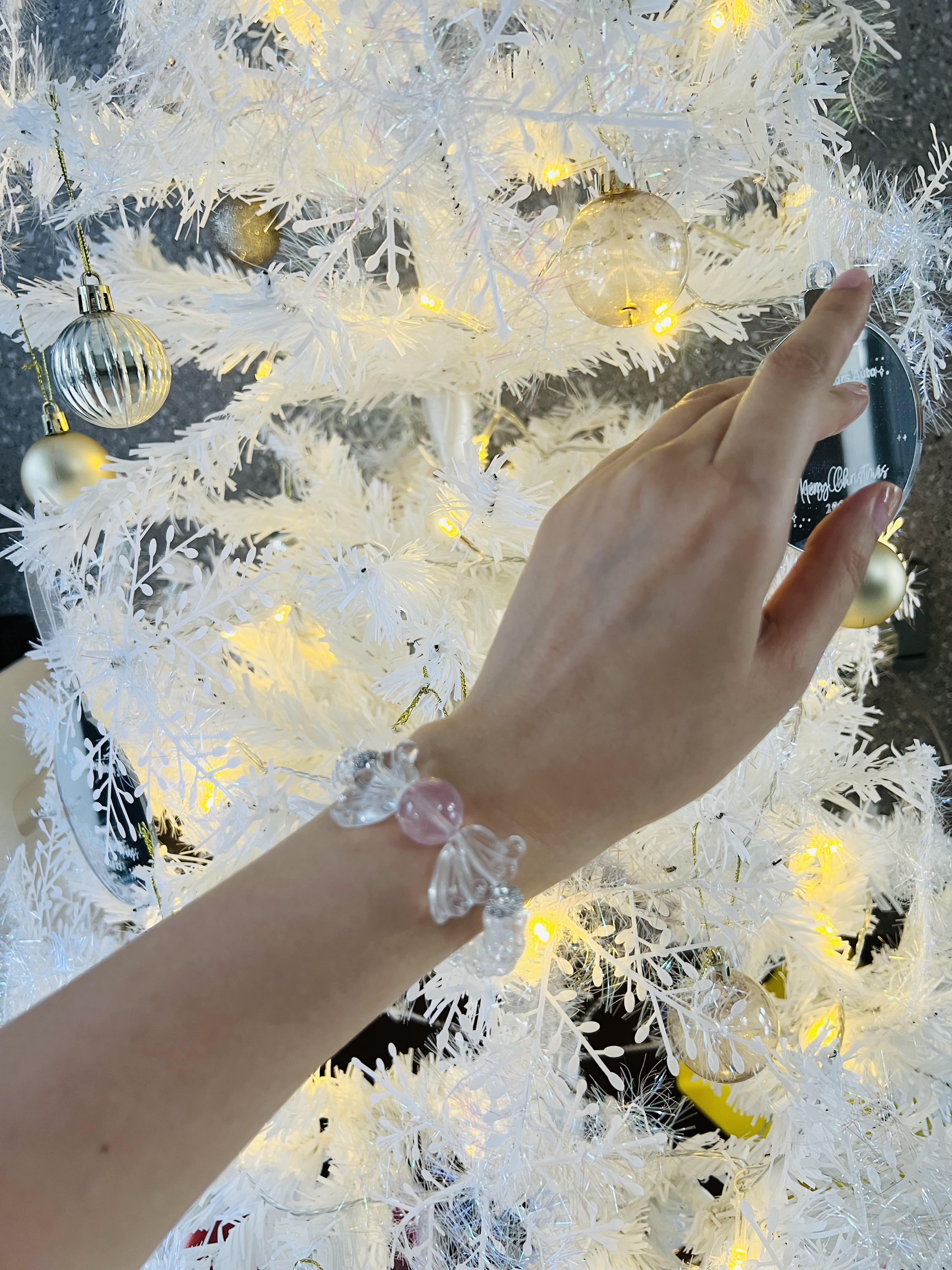 Enchanted Aura Bracelet - Rose Quartz