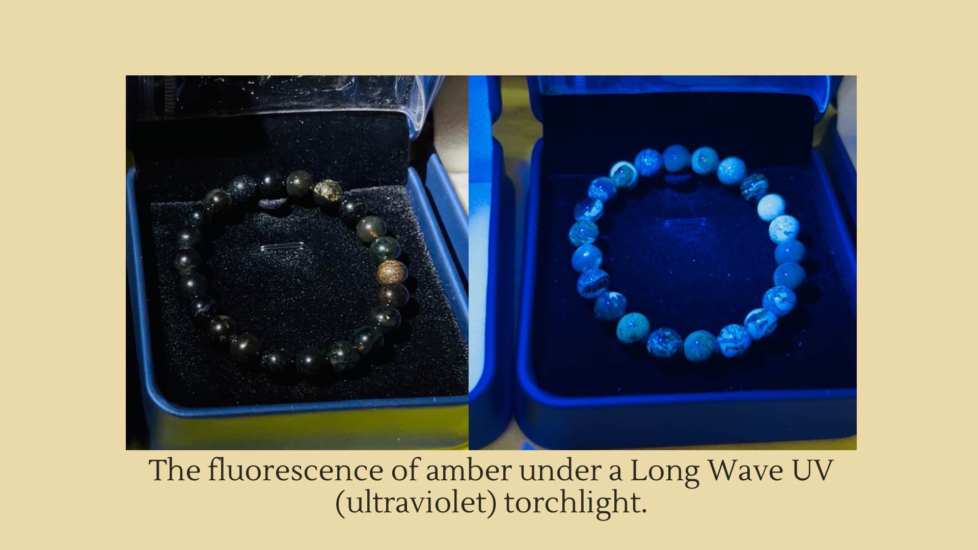 Natural Amber “Interplanetary Blue Sky Weng” Bracelet – 8.12g | Certified Authentic
