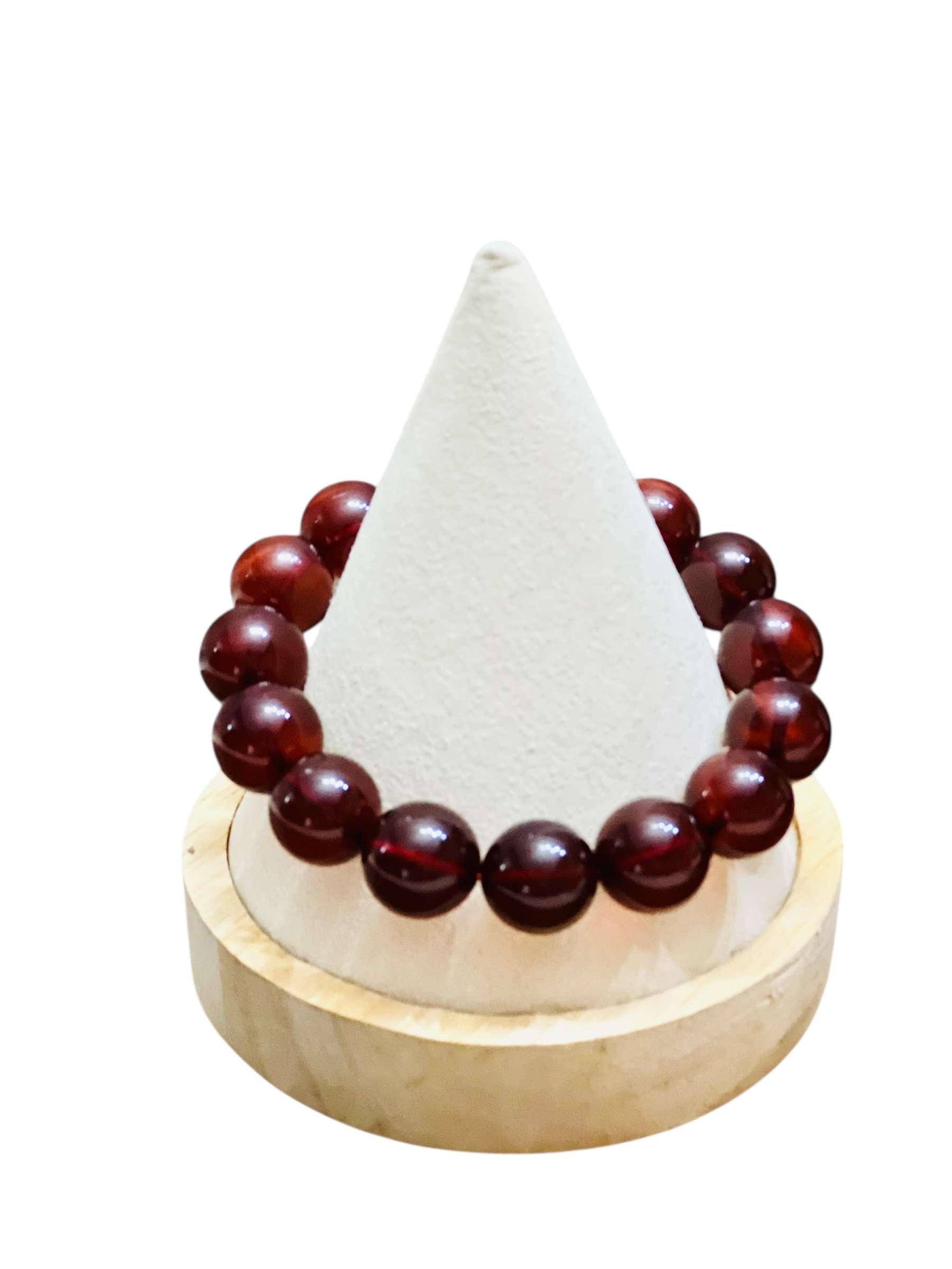 Natural Blood Amber Bracelet – 23g | Certified Authentic