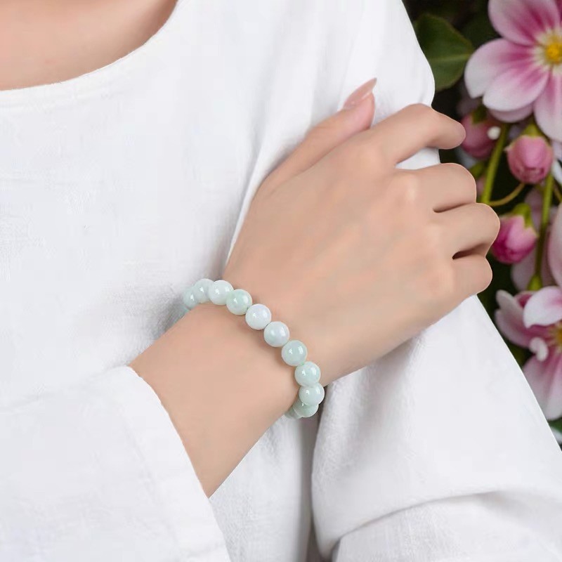 Love + Jade, Spring Leaf - Natural Jade 