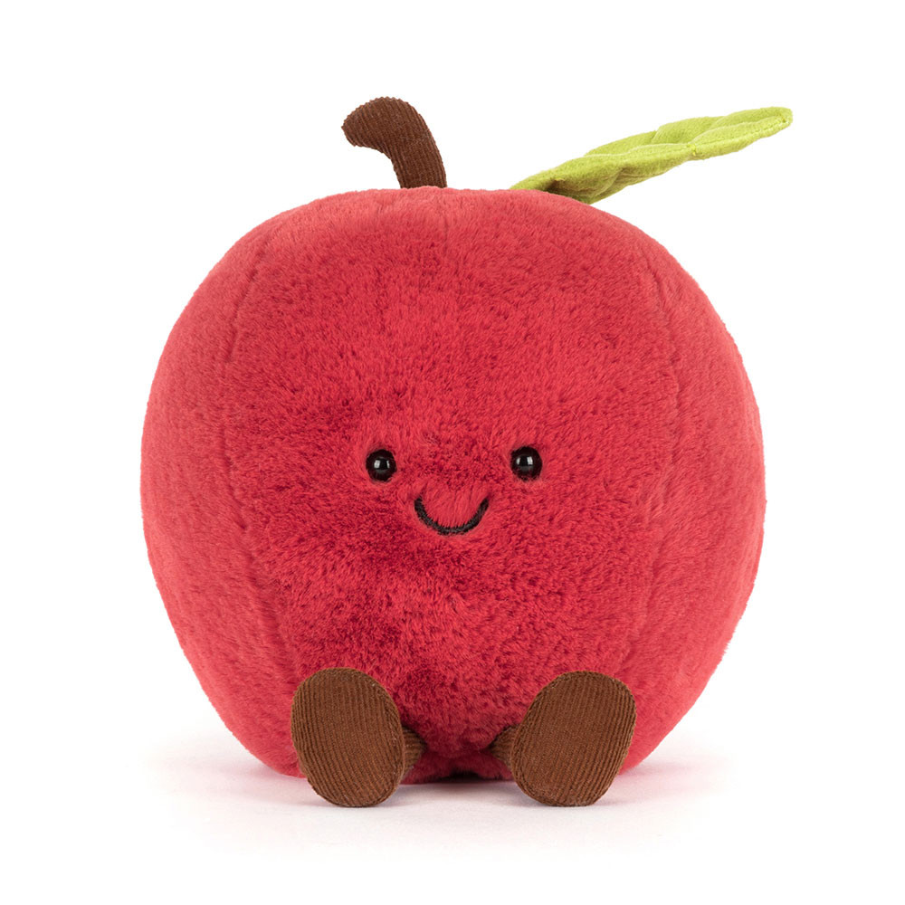 Amuseables Red Apple Plush Toy