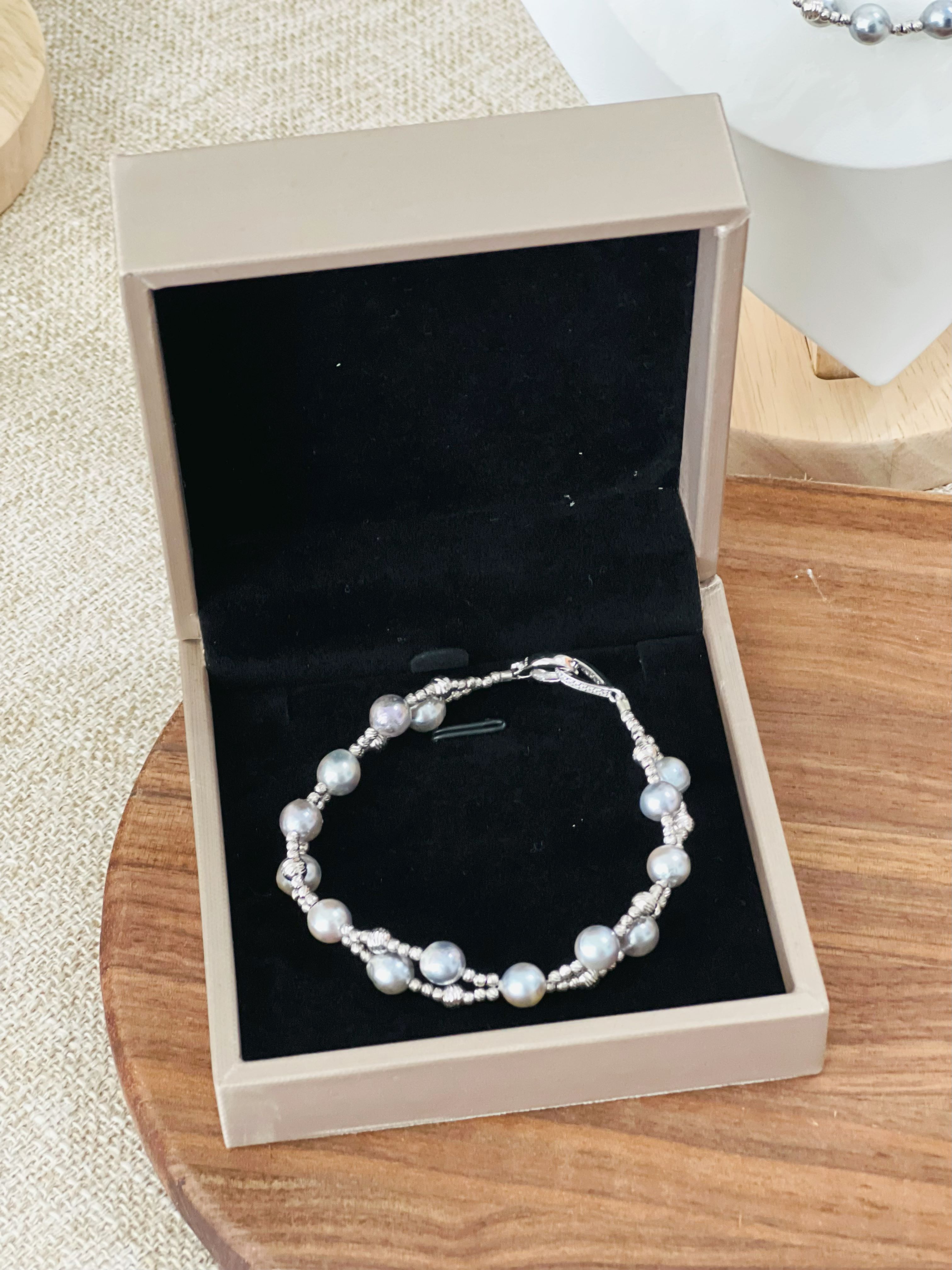Akoya Star Design Necklace and Bracelet Set – 32.84g | Certified Authentic