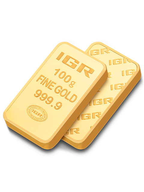 100 gr Gold Investment Bar - Istanbul Gold Refinery (IGR)