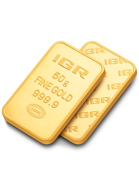 50 gr Gold Investment Bar - Istanbul Gold Refinery (IGR)