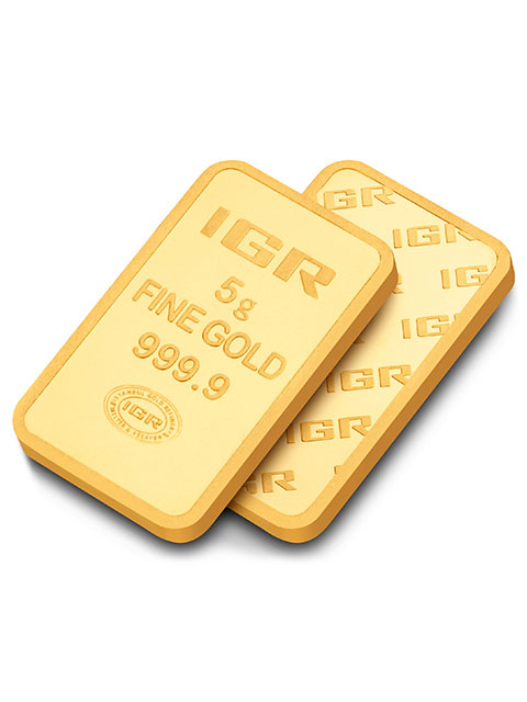 5 gr Gold Investment Bar - Istanbul Gold Refinery (IGR)