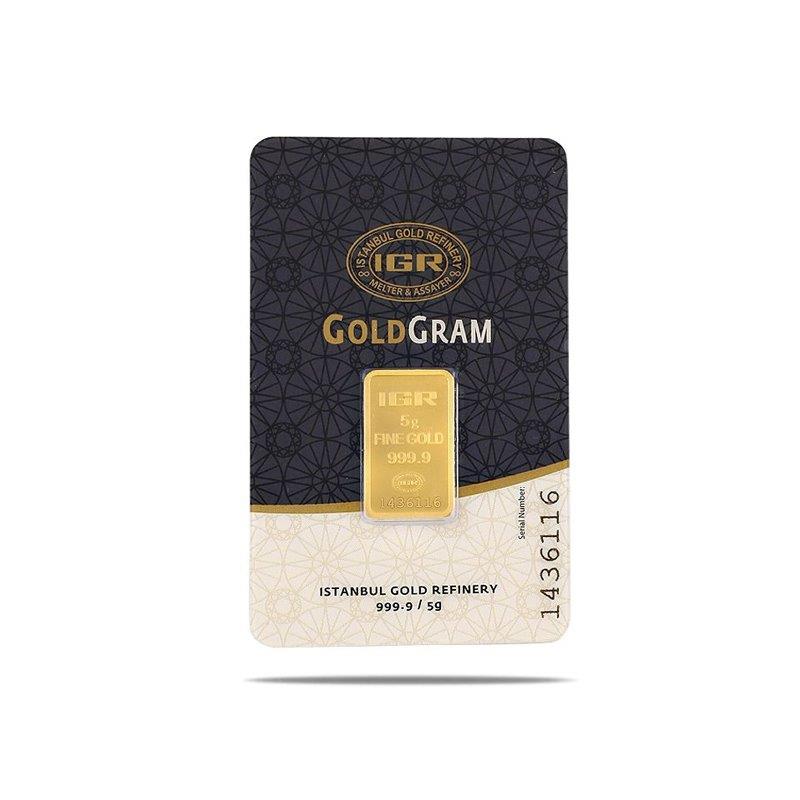 5 gr Gold Investment Bar - Istanbul Gold Refinery (IGR)