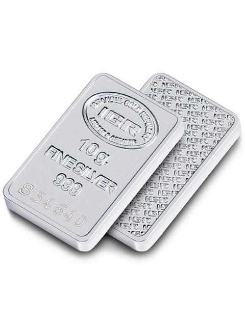 10 gr Silver Investment Bar - Istanbul Gold Refinery (IGR)