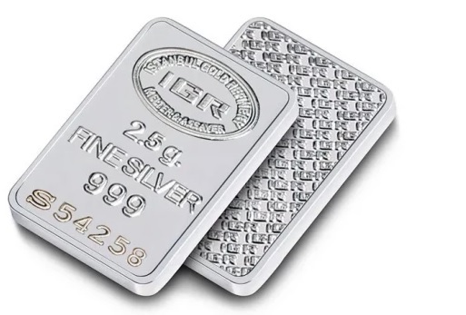 2.5 gr Silver Investment Bar - Istanbul Gold Refinery (IGR)