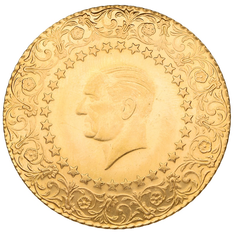 Turkish Gold 500 Kurush Coin