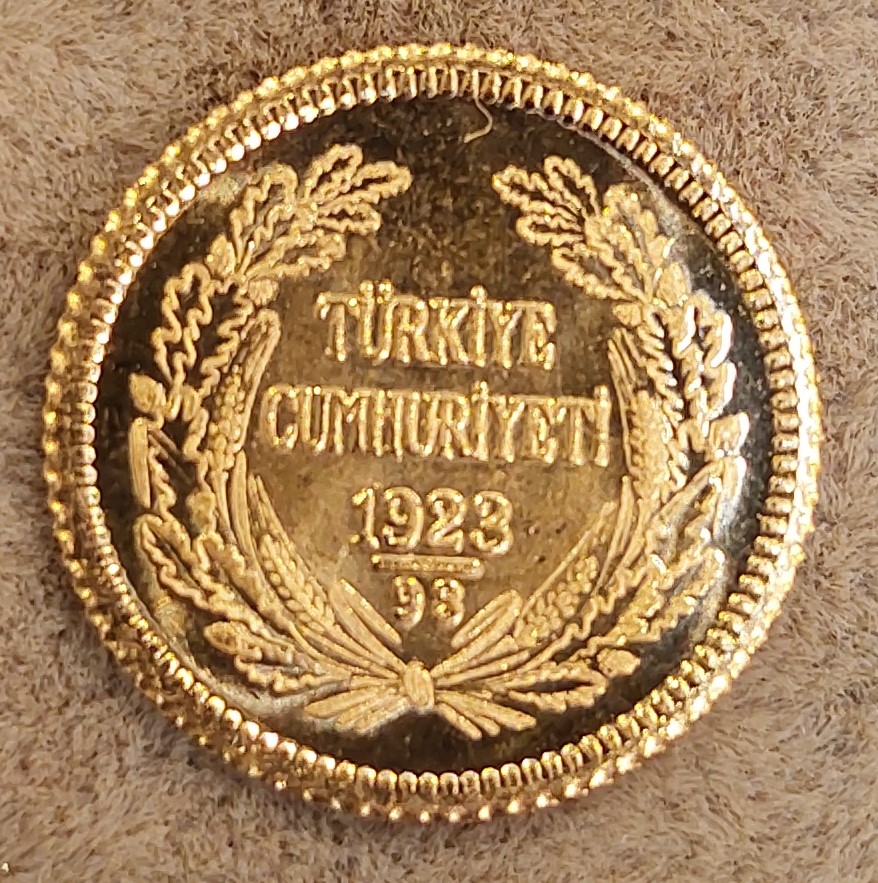 1.8g 22k Turkish Gold Coin