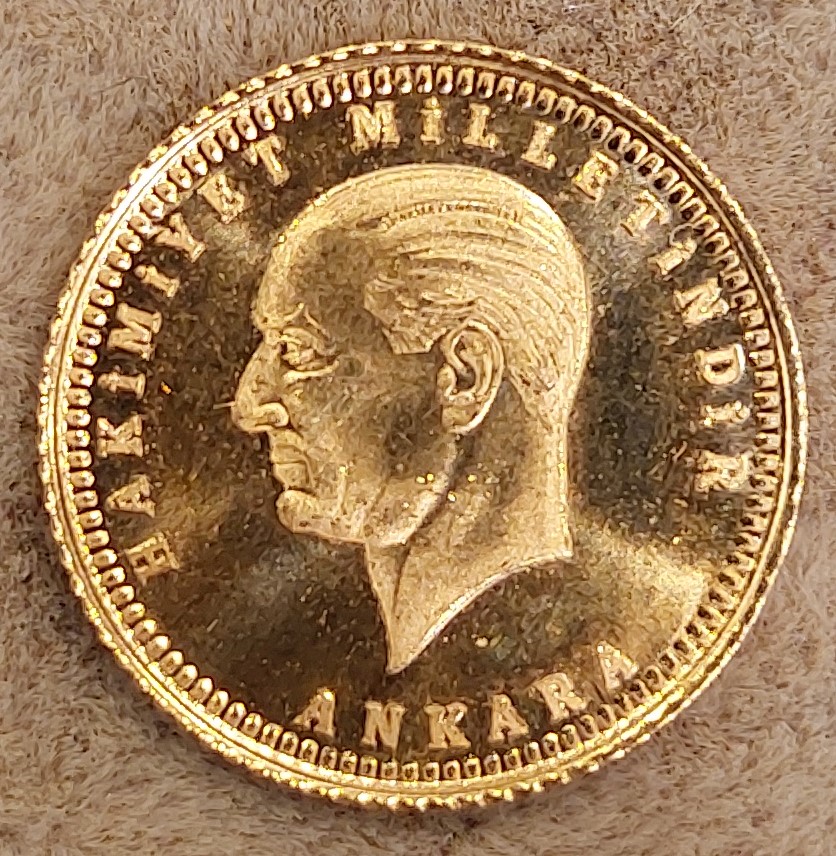 1.8g 22k Turkish Gold Coin