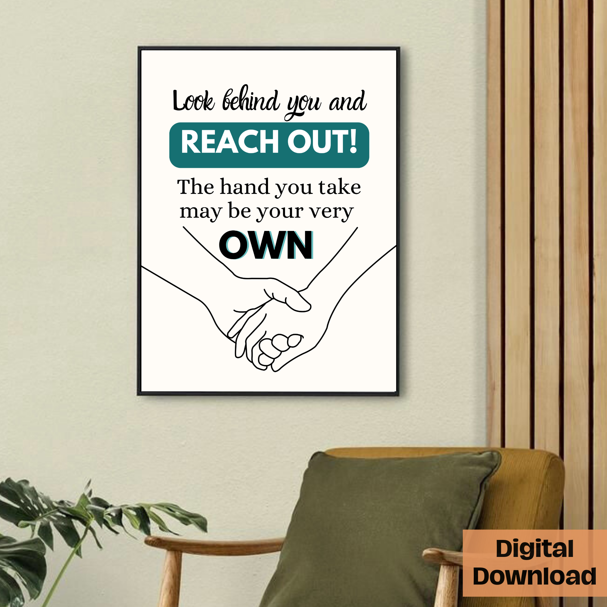 Reach out Wall Art