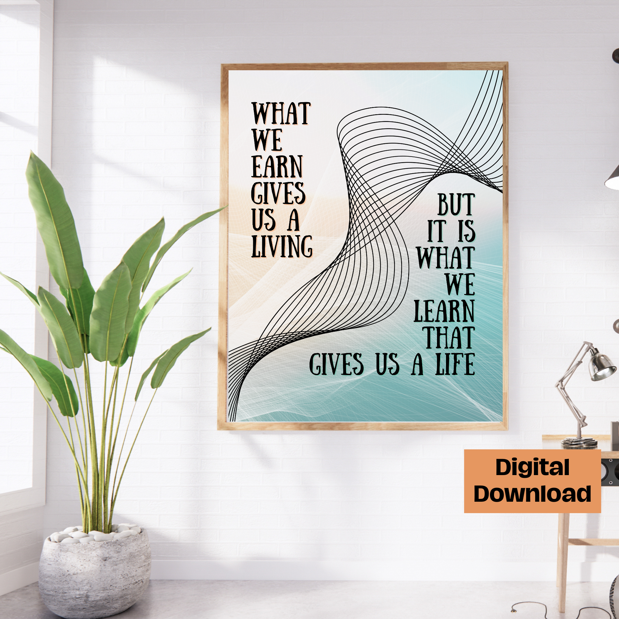 What we Learn Wall Art