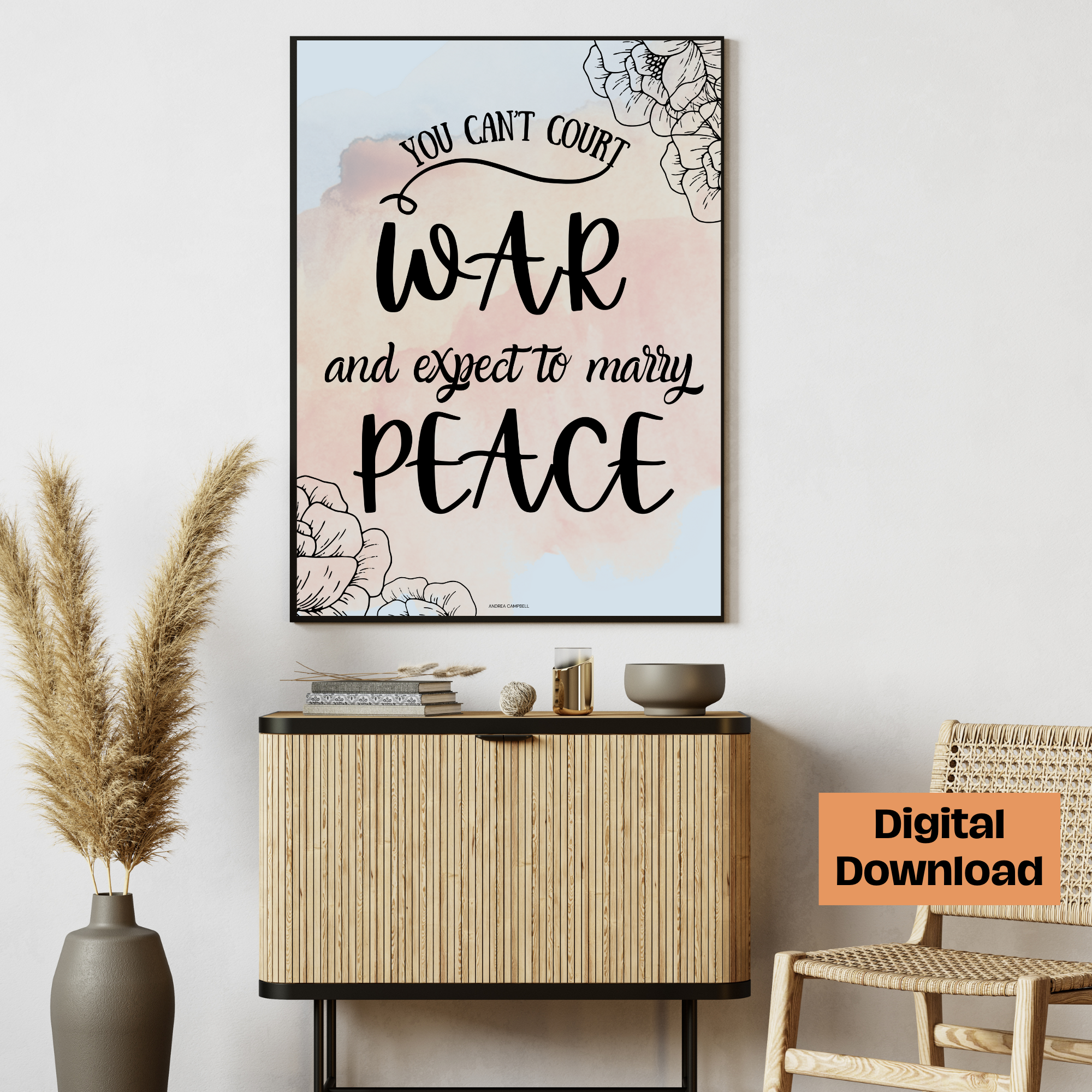 War and Peace Wall Art