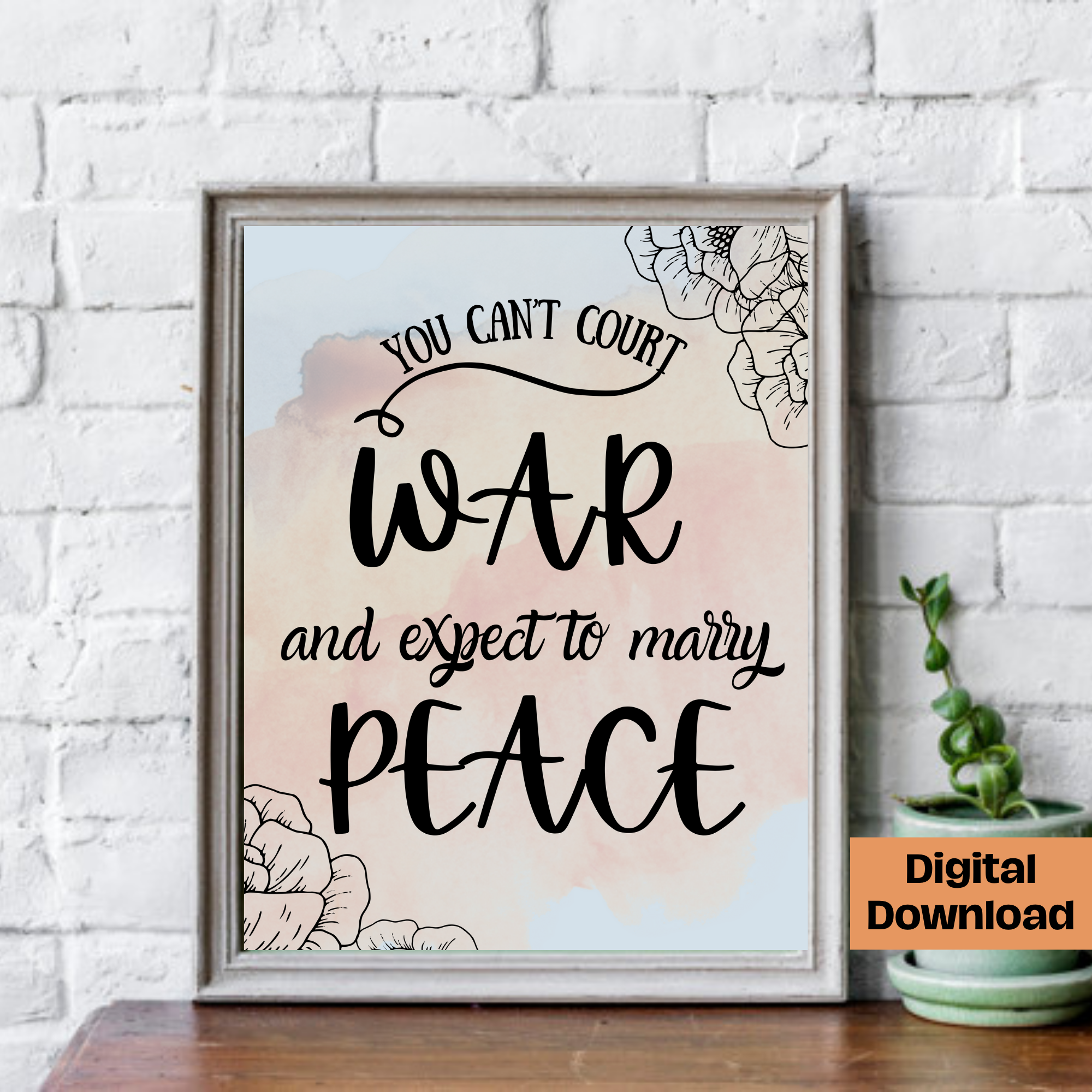 War and Peace Wall Art