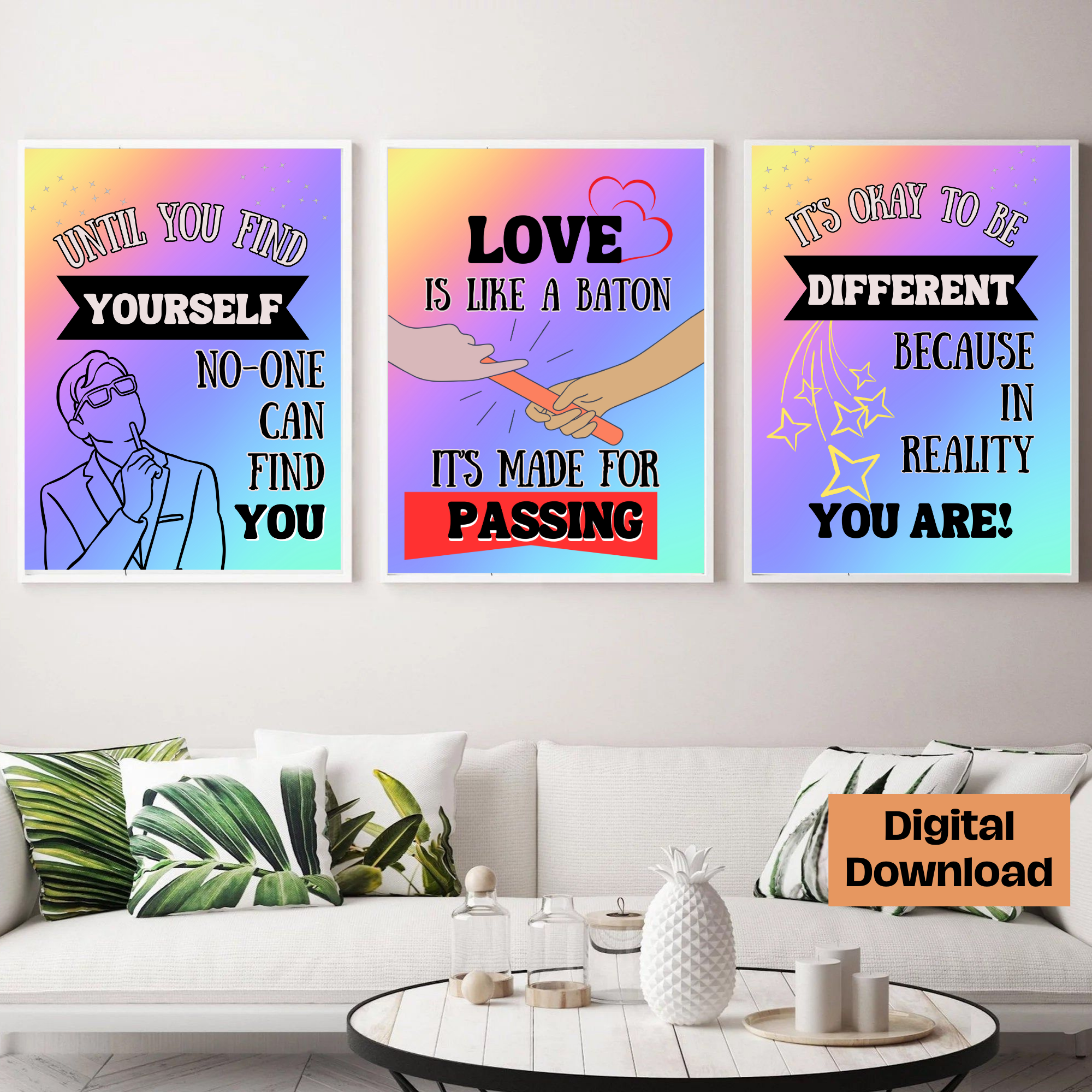 OK to be Different Wall Art